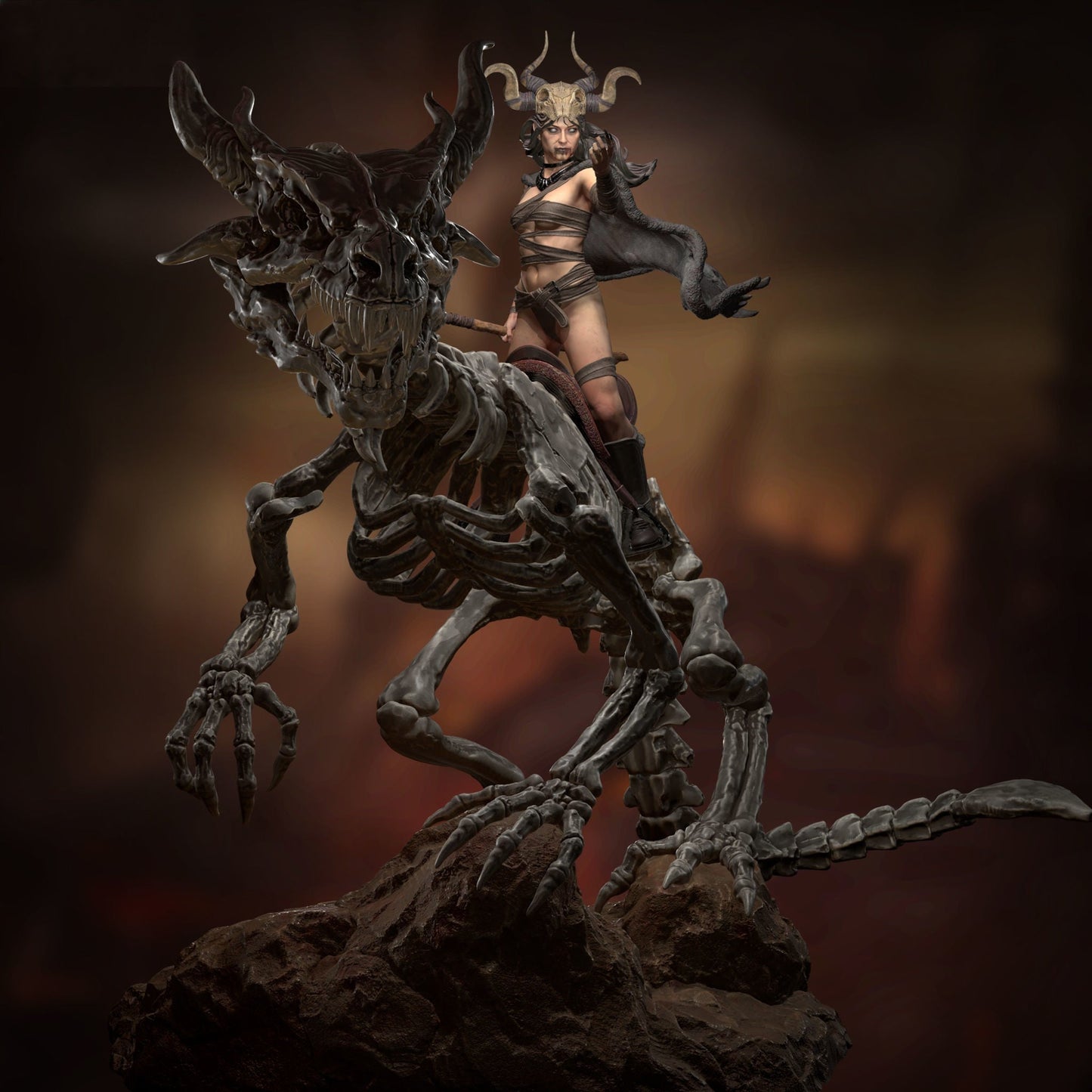 Zaya - Death Bringer 1/8 Scale - 3D Printed Garage Kit ガレージキット Resin Model Scale Figure フィギュア