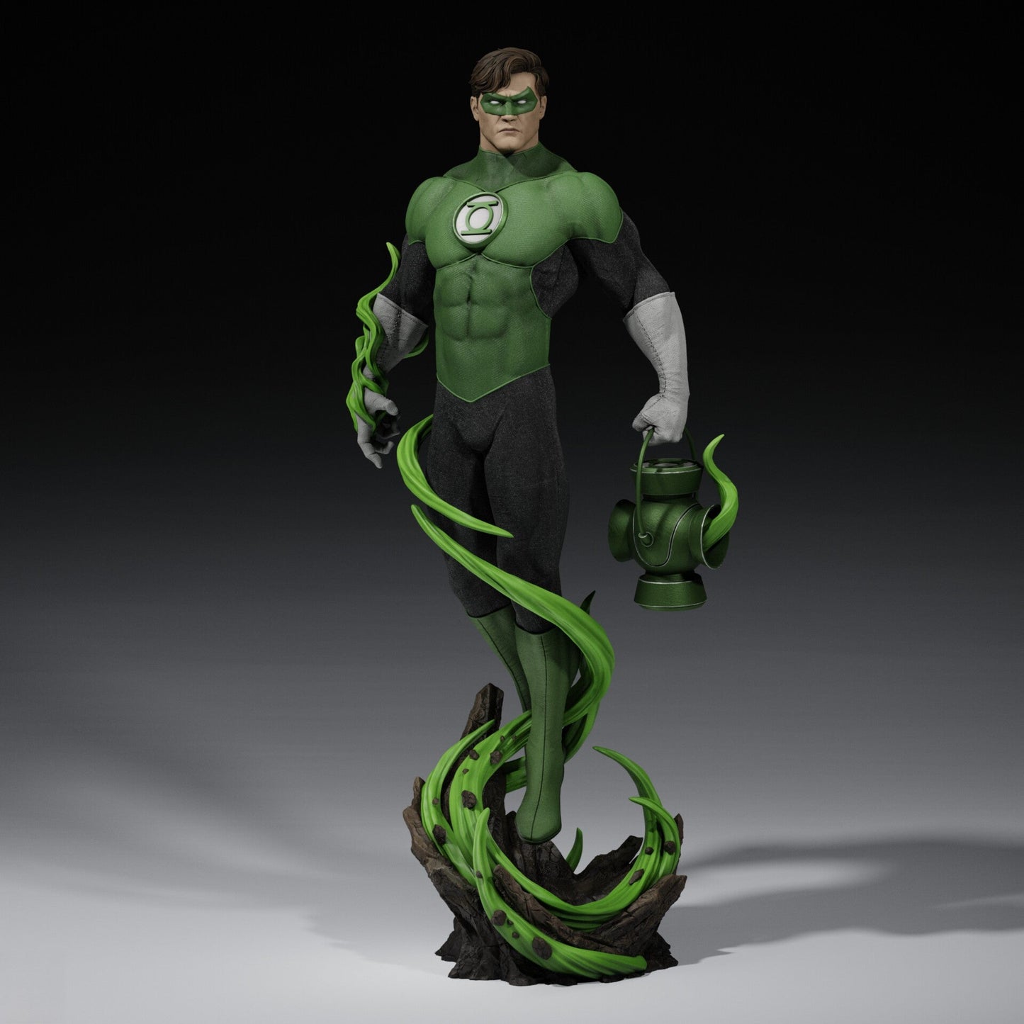 Green Lantern - DC Comics - STL 3D Print Files - 3D Printed Garage Kit ガレージキット Resin Model Scale Figure フィギュア