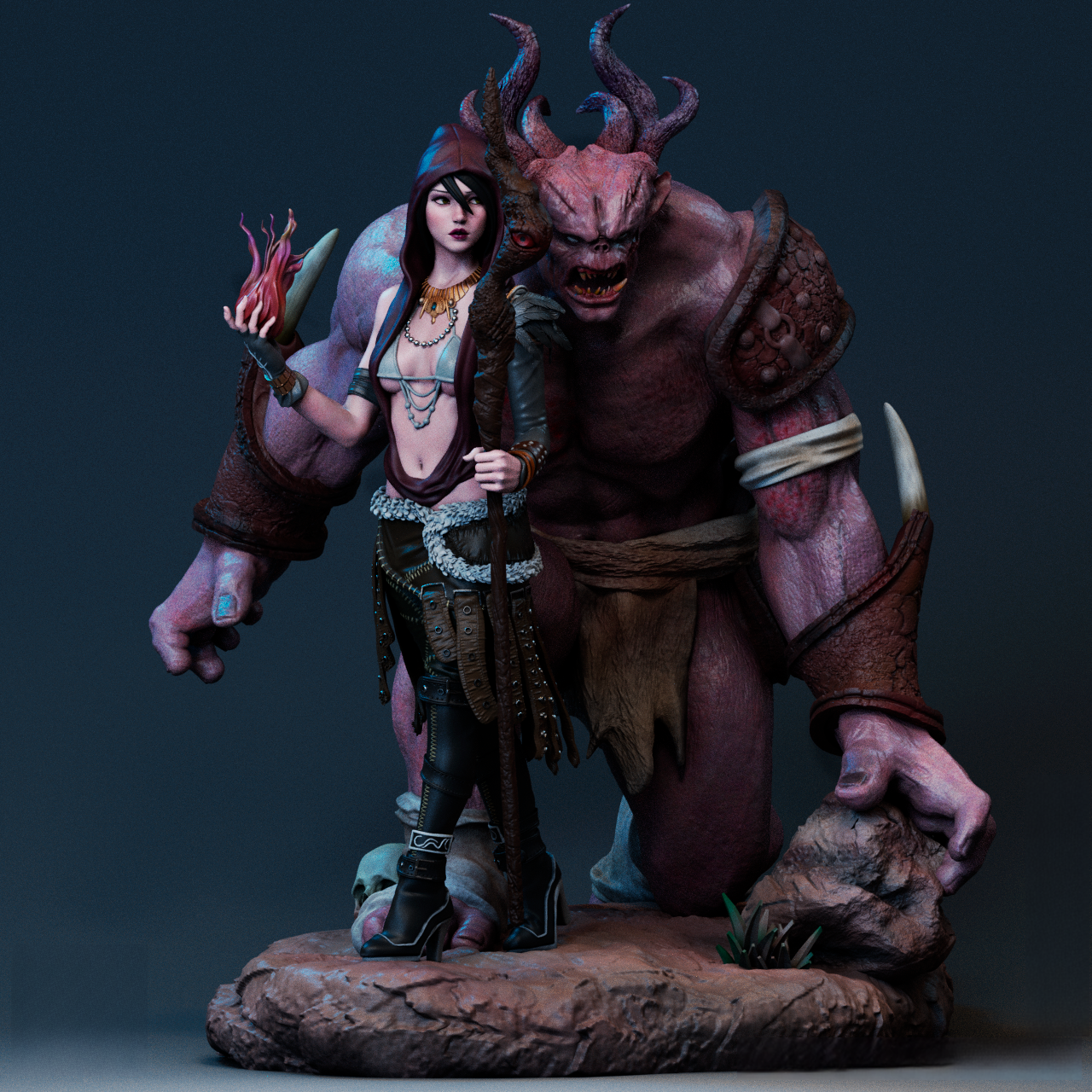 Morrigan - Dragon Age 1/8 Scale - 3D Printed Garage Kit ガレージキット Resin Model Scale Figure フィギュア