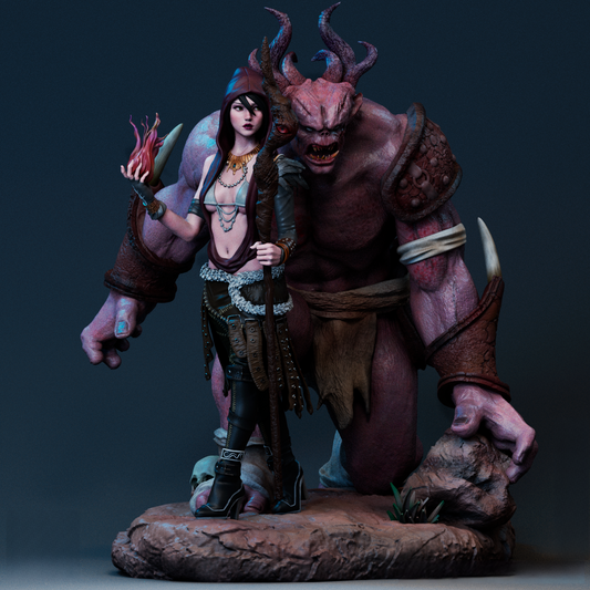 Morrigan - Dragon Age 1/8 Scale - 3D Printed Garage Kit ガレージキット Resin Model Scale Figure フィギュア
