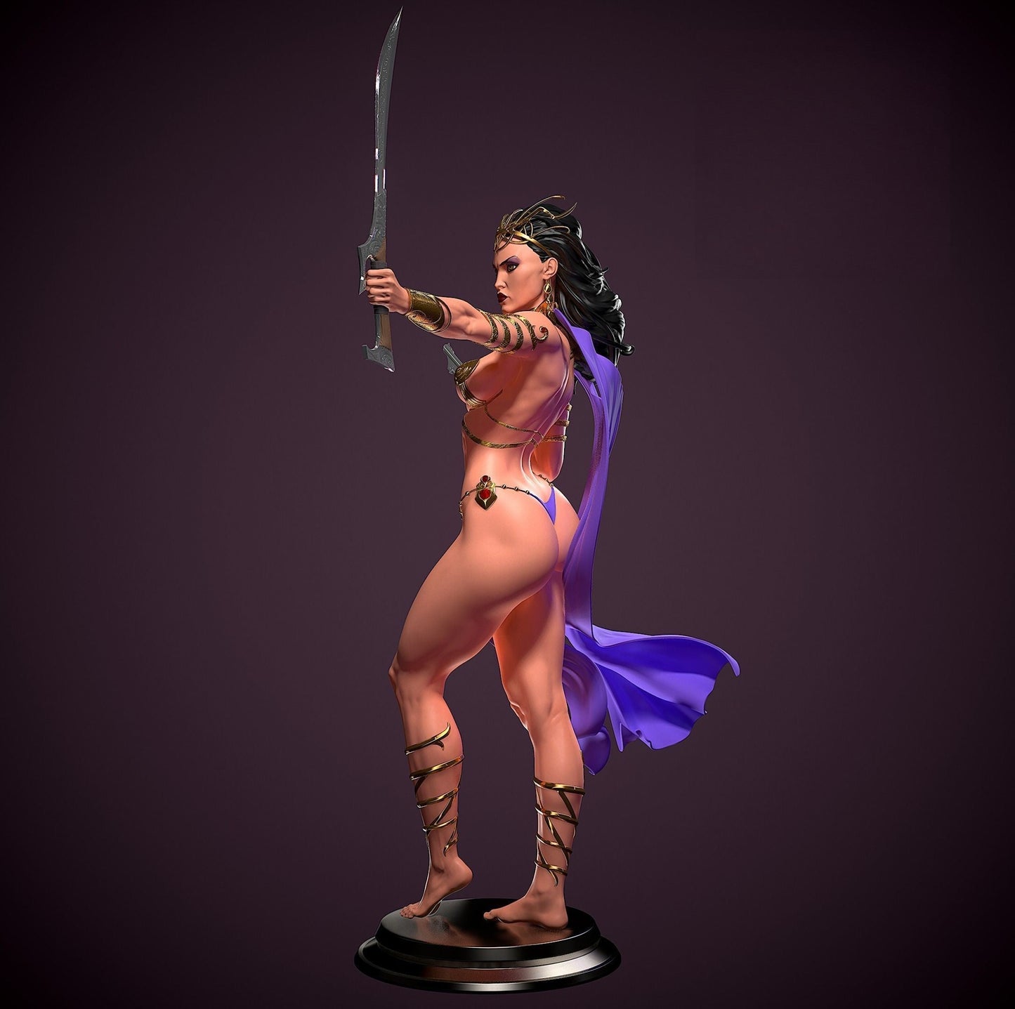 1332 Dejah Thoris Special Edition - STL 3D Print Files - 3D Printed Garage Kit ガレージキット Resin Model Scale Figure フィギュア