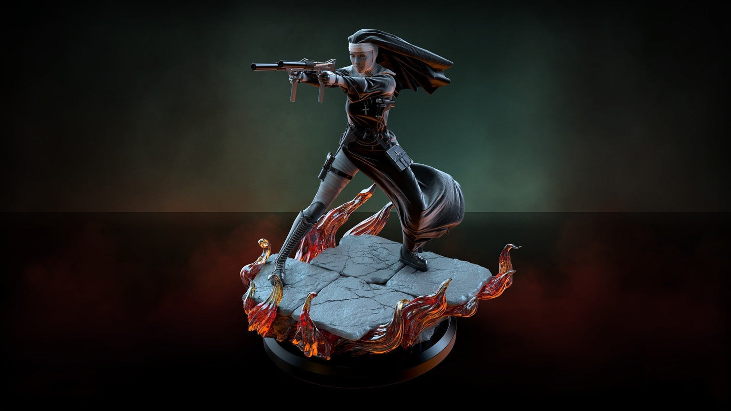 SISTER MARY Special Edition - STL 3D Print Files - 3D Printed Garage Kit ガレージキット Resin Model Scale Figure フィギュア