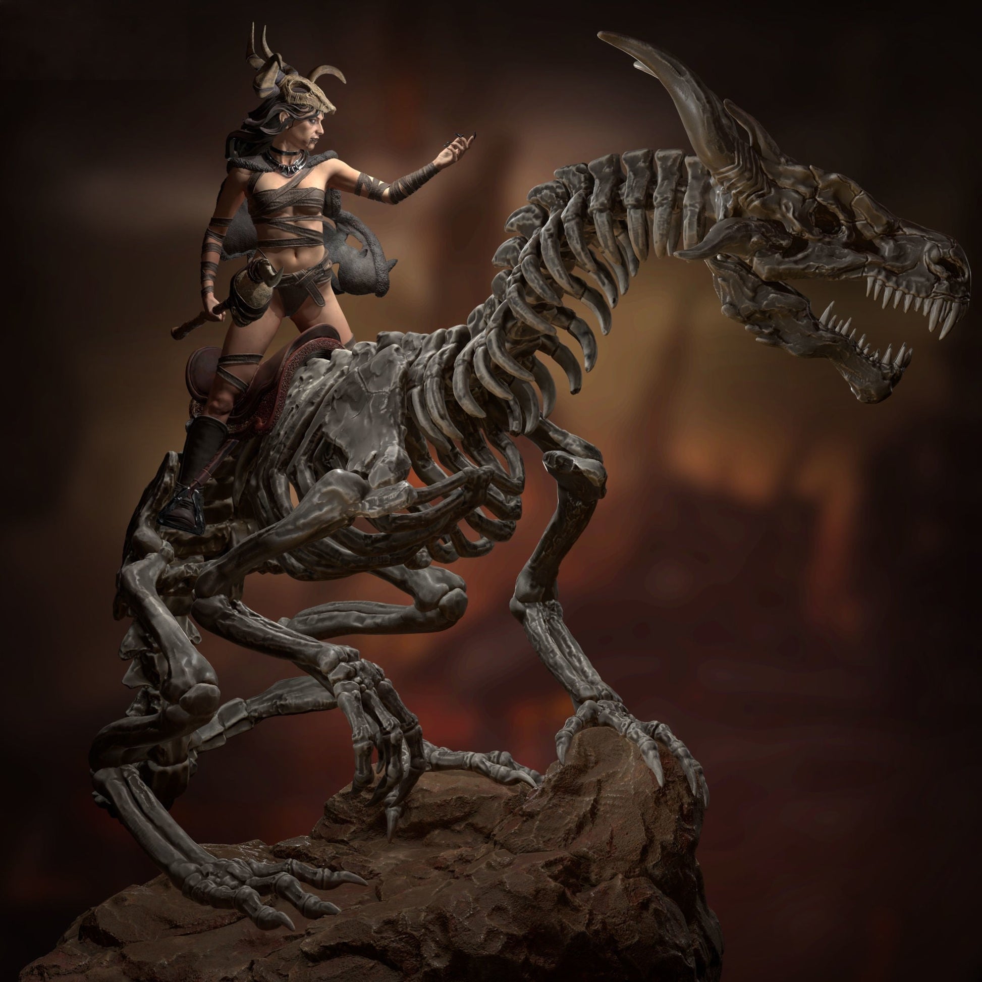 Zaya - Death Bringer 1/8 Scale - 3D Printed Garage Kit ガレージキット Resin Model Scale Figure フィギュア