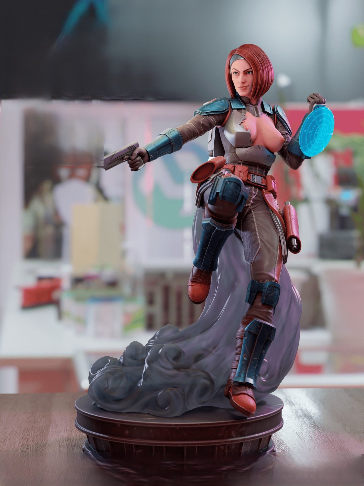 Bo-Katan Kryze Special Edition - Star Wars: The Clone Wars - STL 3D Print Files - 3D Printed Garage Kit ガレージキット Resin Model Scale Figure フィギュア