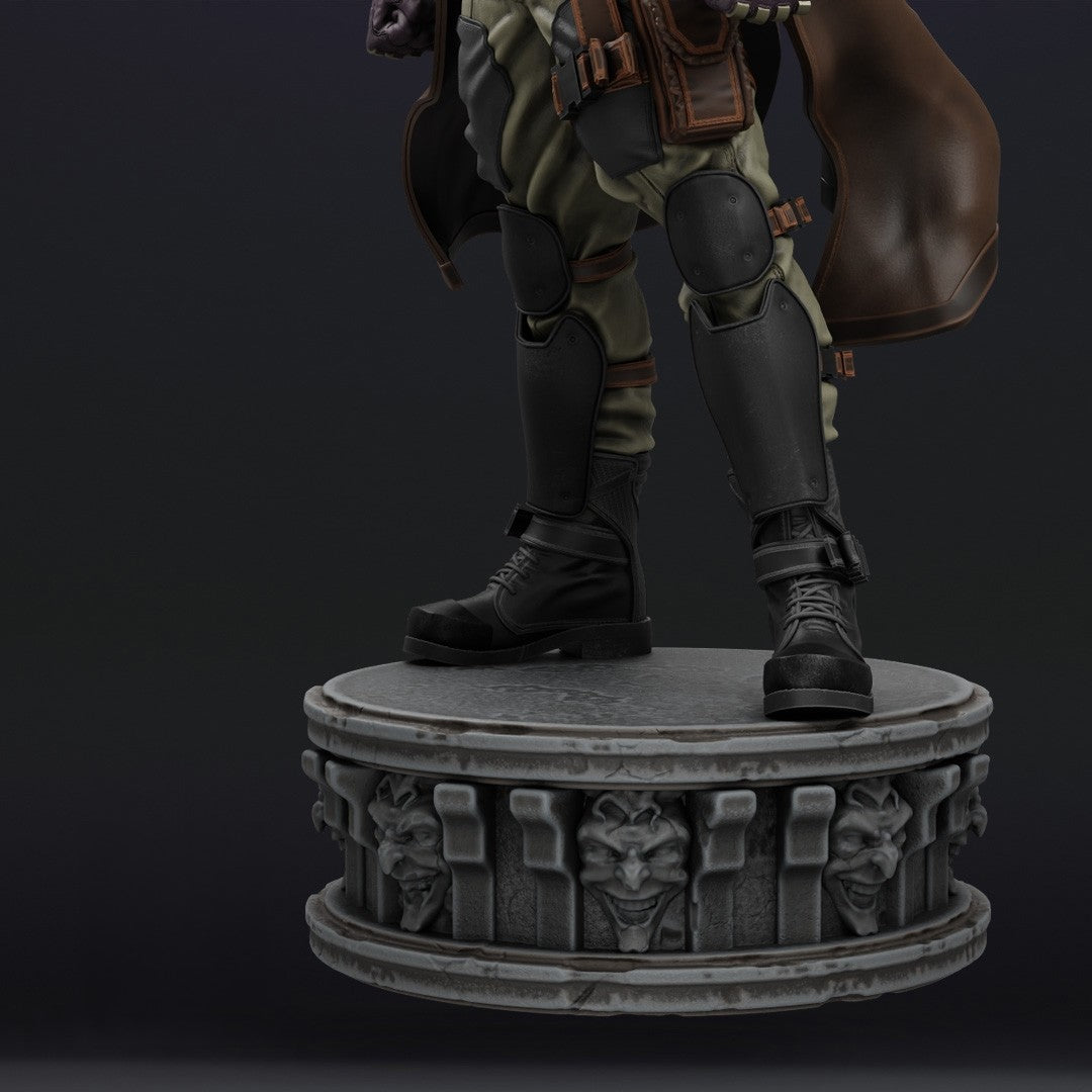 Dark Detective - Future State Batman - STL 3D Print Files - 3D Printed Garage Kit ガレージキット Resin Model Scale Figure フィギュア