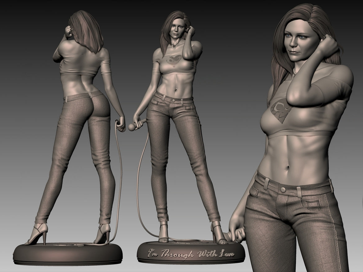 Mary Jane Watson Special Edition - STL 3D Print Files - 3D Printed Garage Kit ガレージキット Resin Model Scale Figure フィギュア