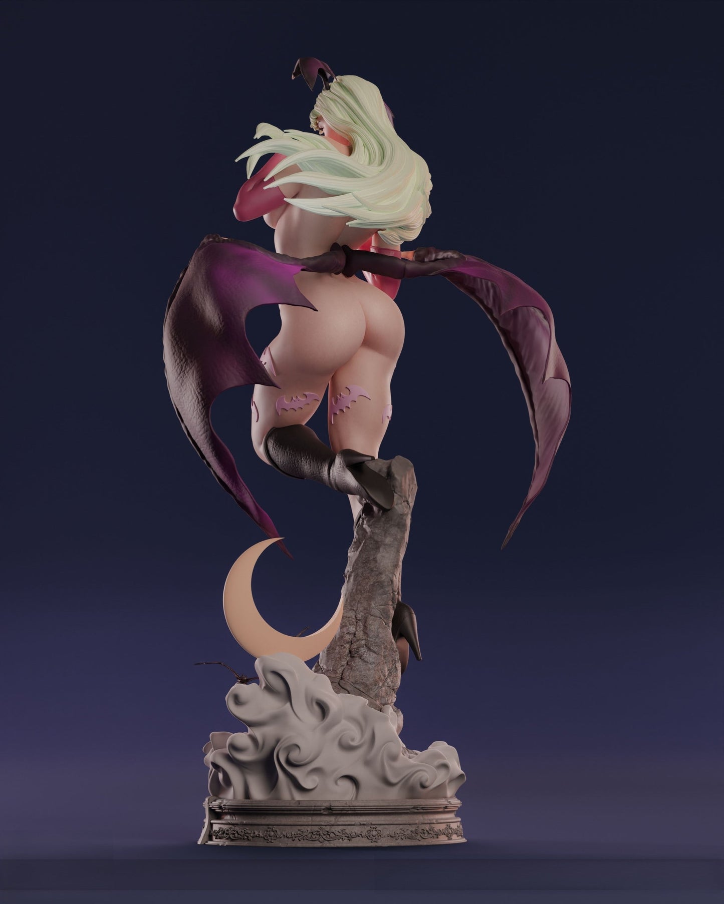 1492 Morrigan Special Edition - Darkstalkers - STL 3D Print Files - 3D Printed Garage Kit ガレージキット Resin Model Scale Figure フィギュア