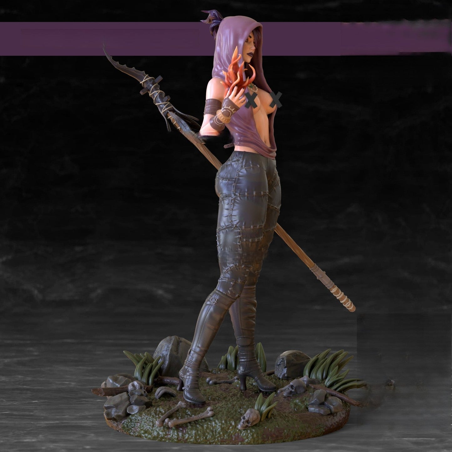 Morrigan Special Edition - Dragon Age - STL 3D Print Files - 3D Printed Garage Kit ガレージキット Resin Model Scale Figure フィギュア