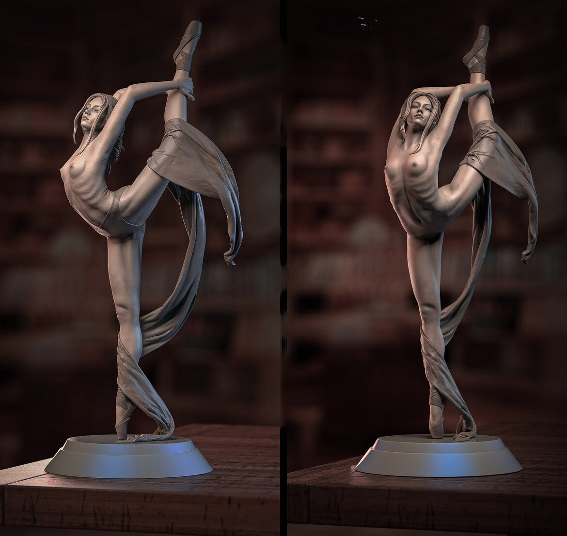Venturi Special Edition - Artistic Ballerina 1/8 Scale - 3D Printed Garage Kit ガレージキット Resin Model Scale Figure フィギュア