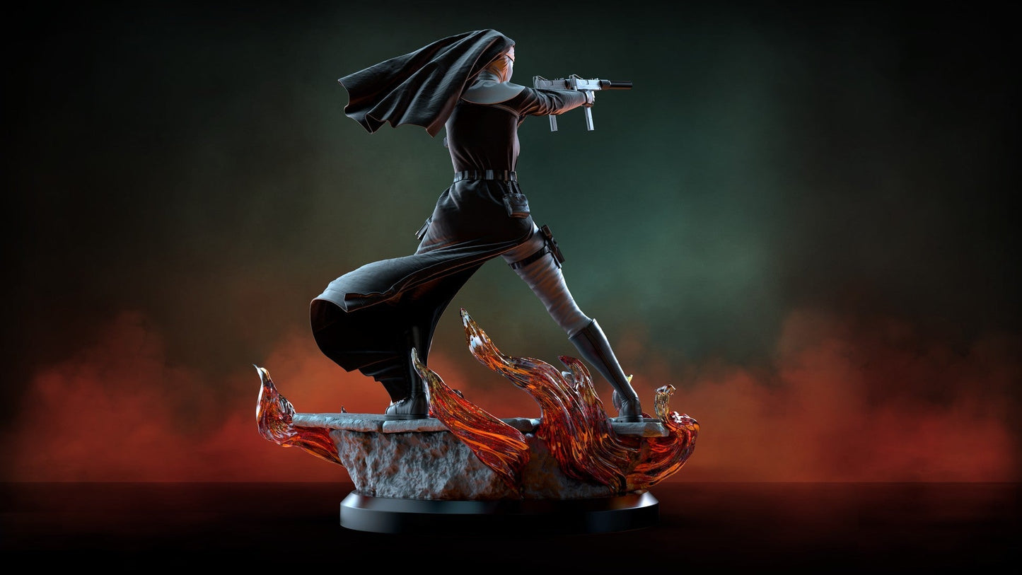 SISTER MARY Special Edition - STL 3D Print Files - 3D Printed Garage Kit ガレージキット Resin Model Scale Figure フィギュア