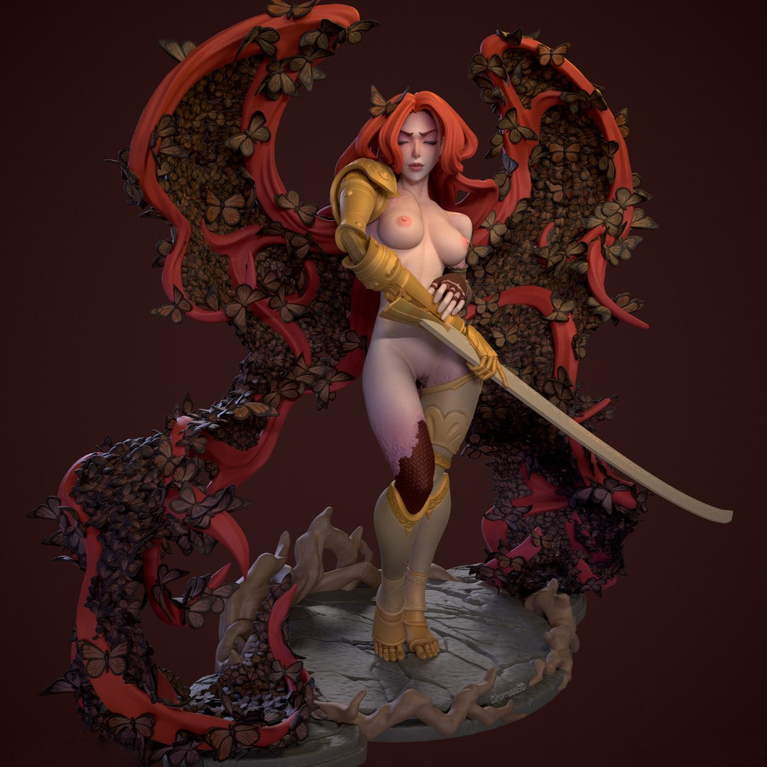 1583 Malenia Special Edition - Elden Ring - STL 3D Print Files - 3D Printed Garage Kit ガレージキット Resin Model Scale Figure フィギュア