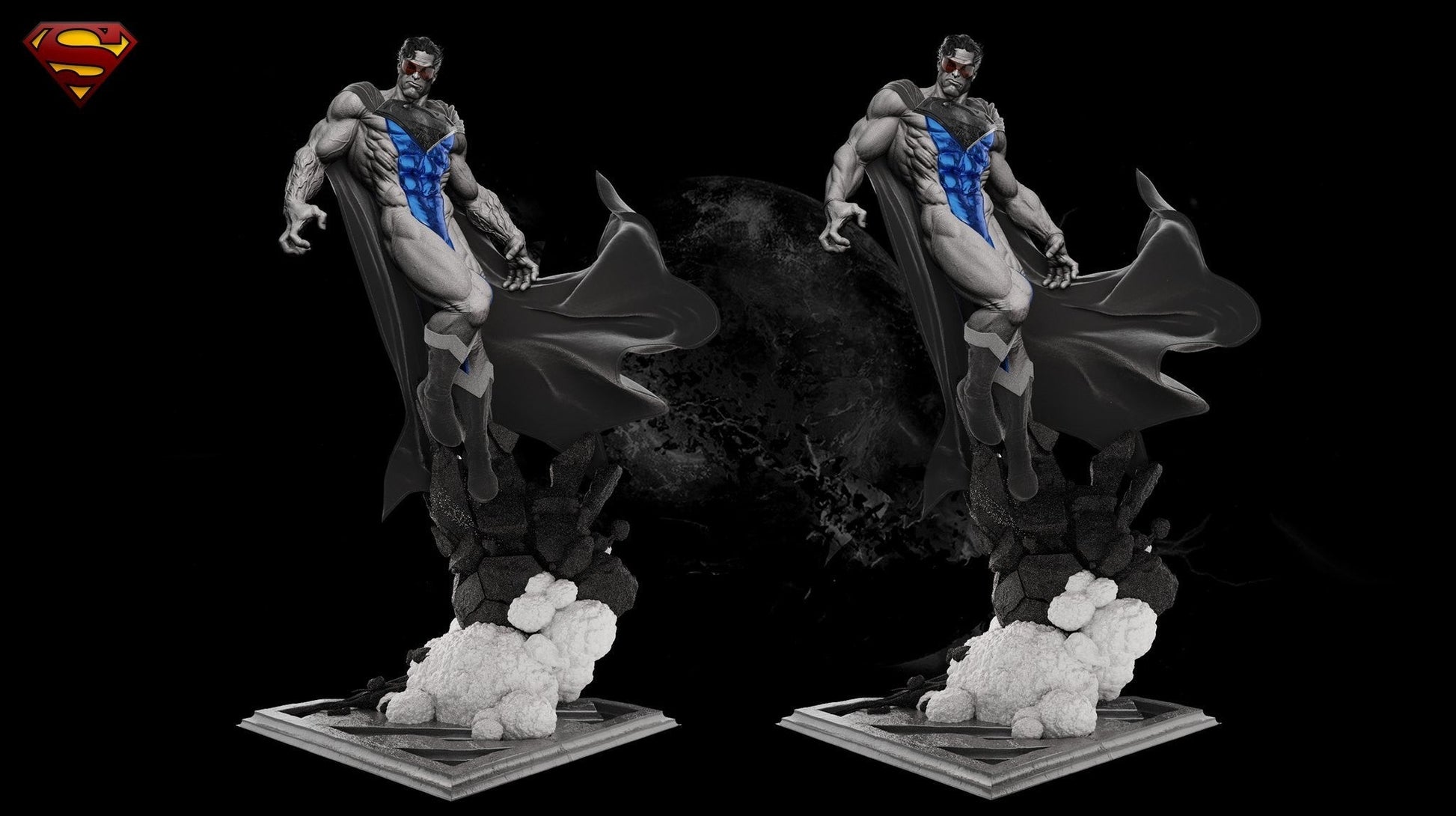 Eradicator (New Earth) - DC Comics - STL 3D Print Files - 3D Printed Garage Kit ガレージキット Resin Model Scale Figure フィギュア