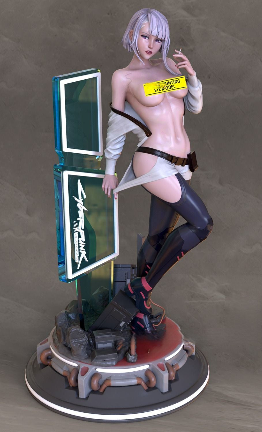 1229 Lucy Special Edition - Cyberpunk Edgerunners - STL 3D Print Files - 3D Printed Garage Kit ガレージキット Resin Model Scale Figure フィギュア