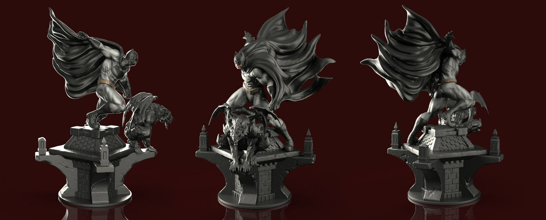 1434 Batman - DC Comics - STL 3D Print Files - 3D Printed Garage Kit ガレージキット Resin Model Scale Figure フィギュア