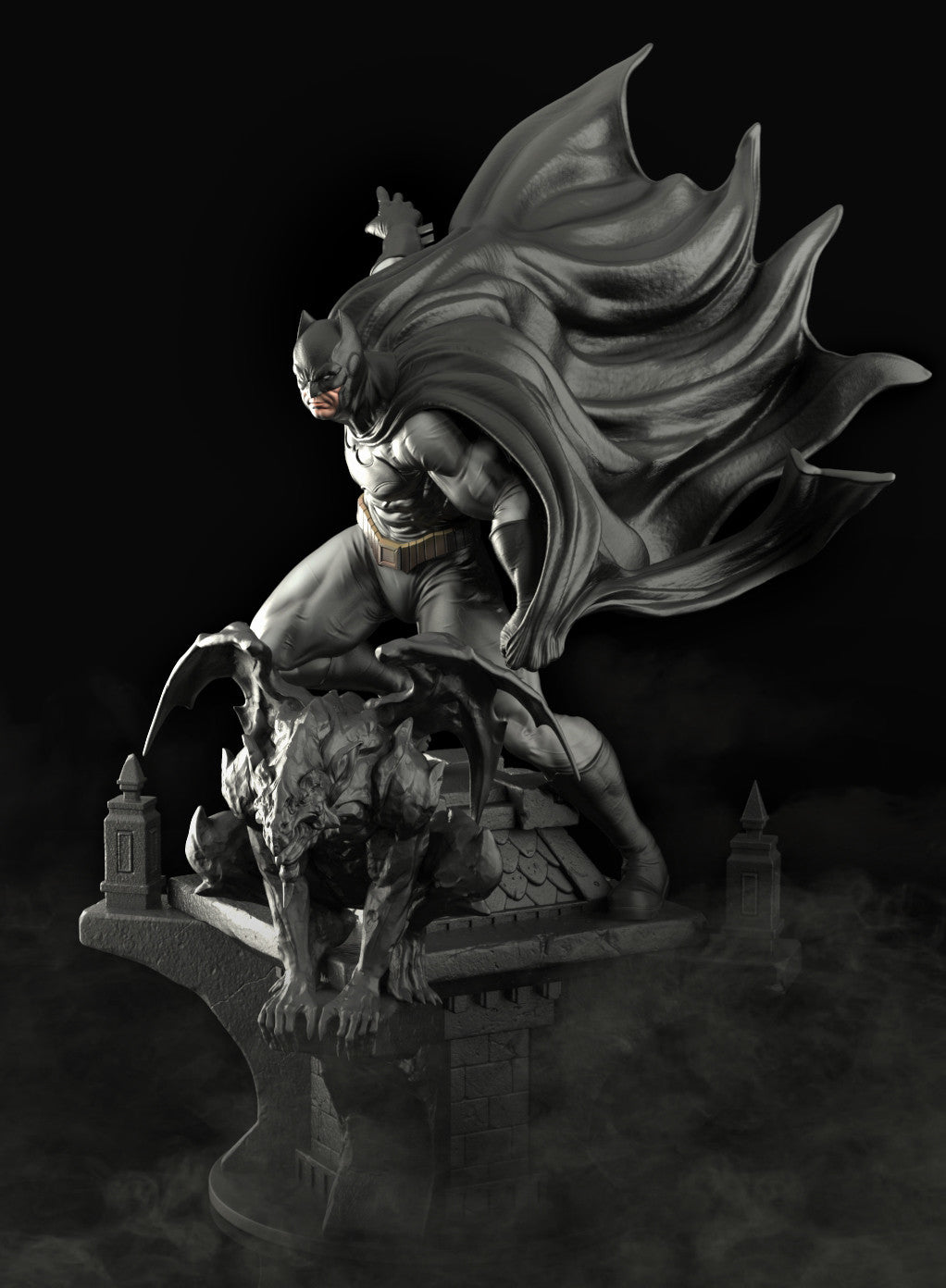 1434 Batman - DC Comics - STL 3D Print Files - 3D Printed Garage Kit ガレージキット Resin Model Scale Figure フィギュア