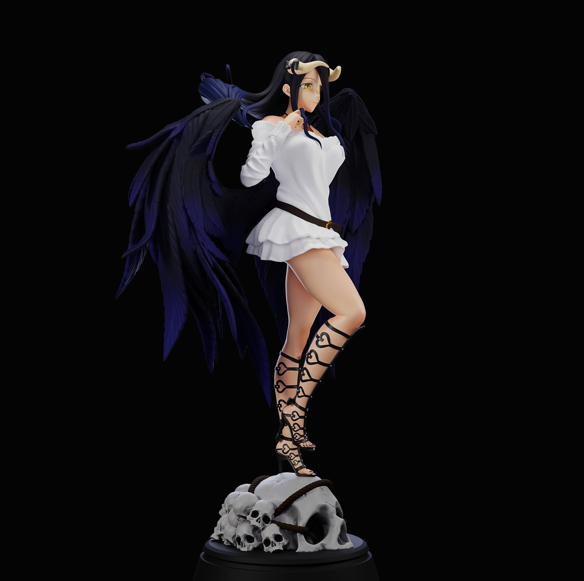Albedo Special Edition - Overlord - STL 3D Print Files - 3D Printed Garage Kit ガレージキット Resin Model Scale Figure フィギュア