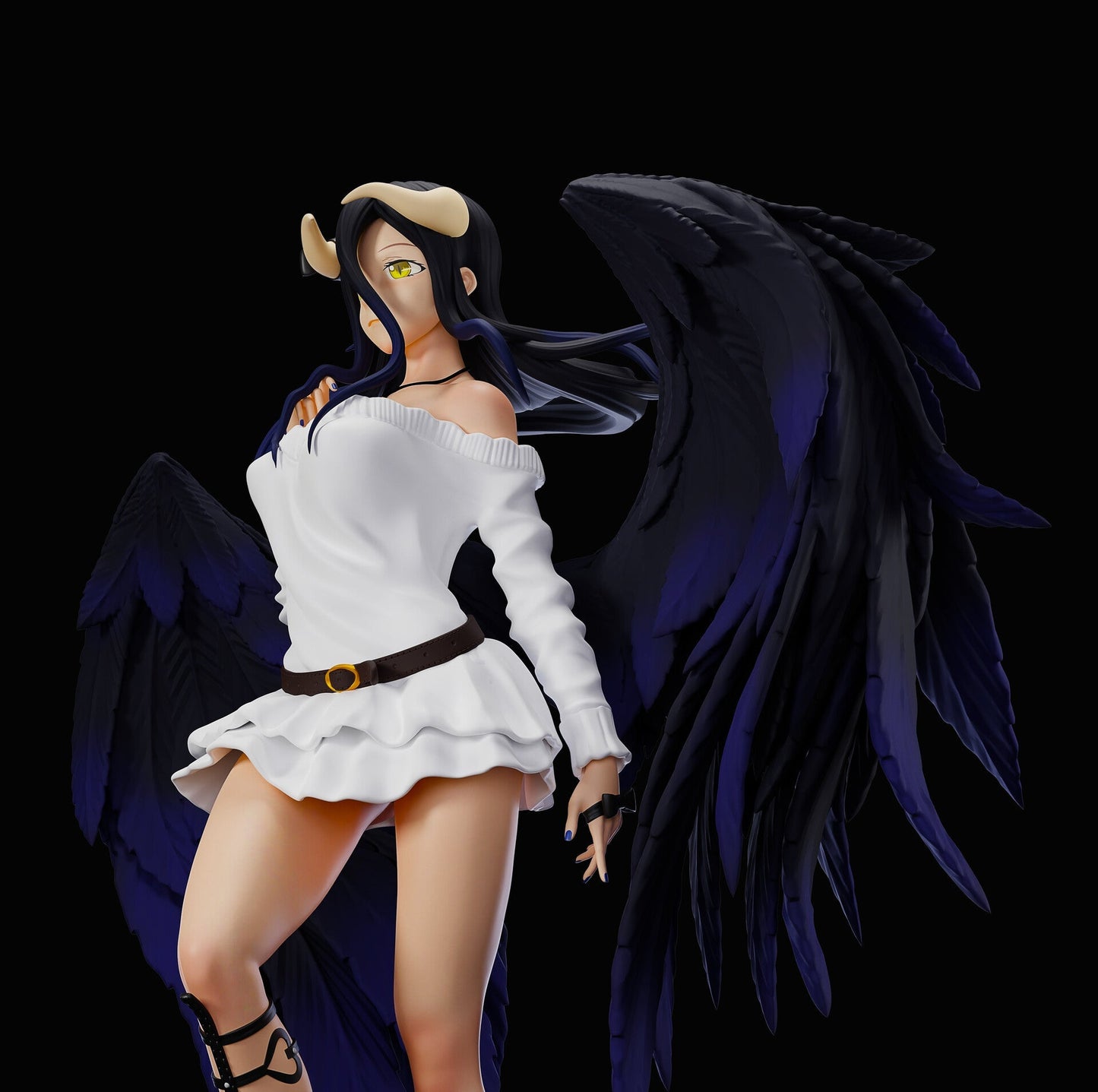 Albedo Special Edition - Overlord - STL 3D Print Files - 3D Printed Garage Kit ガレージキット Resin Model Scale Figure フィギュア