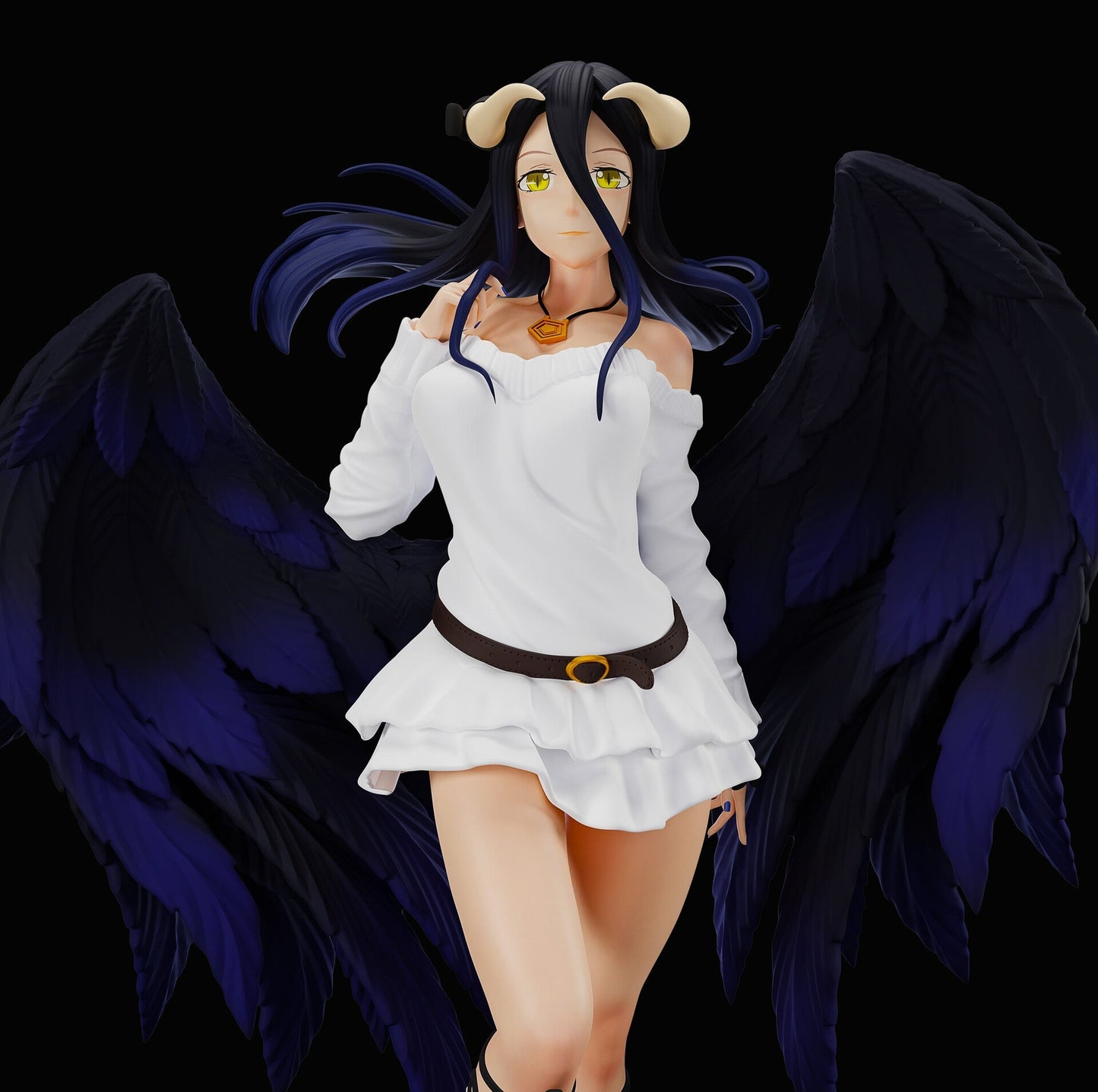 Albedo Special Edition - Overlord - STL 3D Print Files - 3D Printed Garage Kit ガレージキット Resin Model Scale Figure フィギュア