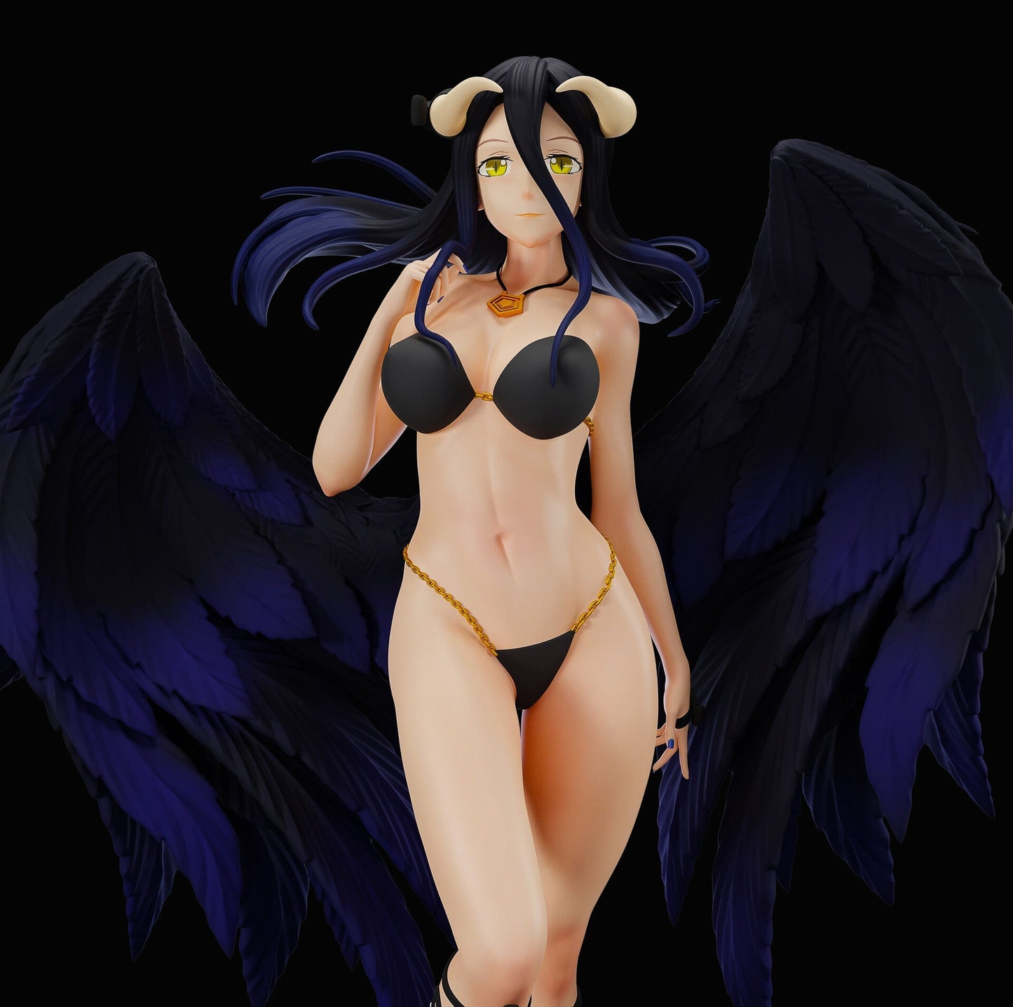 Albedo Special Edition - Overlord - STL 3D Print Files - 3D Printed Garage Kit ガレージキット Resin Model Scale Figure フィギュア