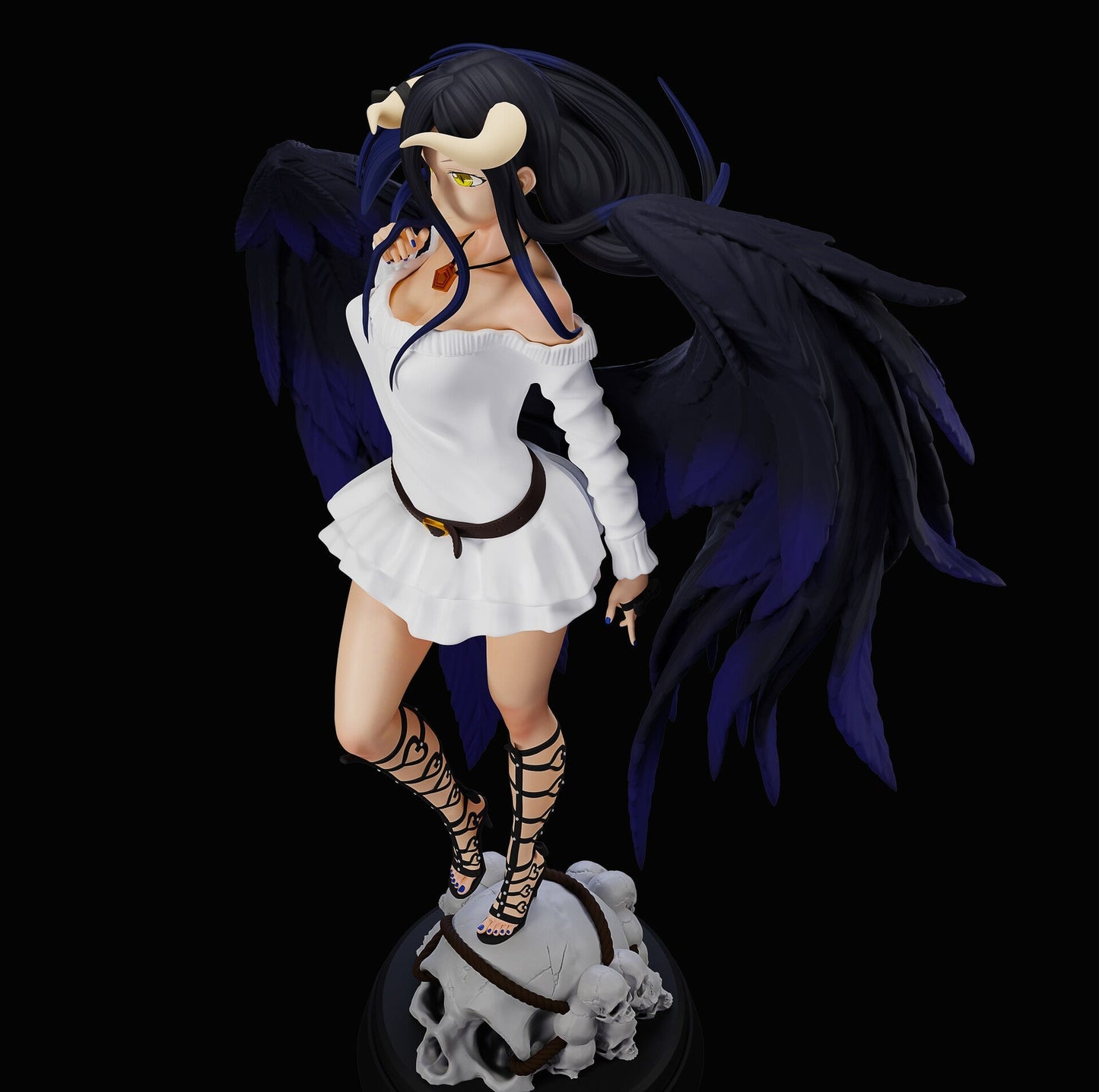 Albedo Special Edition - Overlord - STL 3D Print Files - 3D Printed Garage Kit ガレージキット Resin Model Scale Figure フィギュア