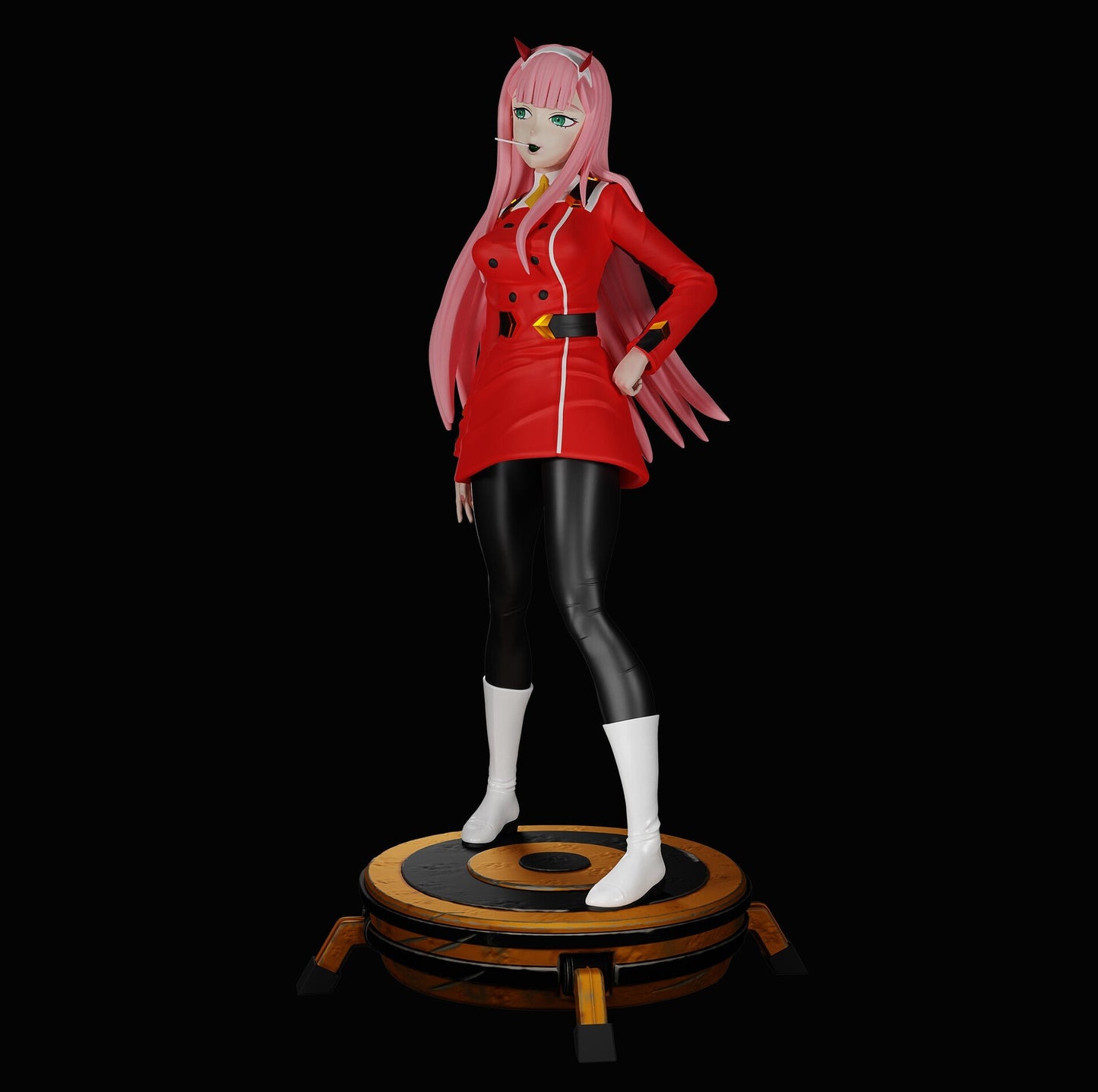 Zero Two Special Edition - DARLING in the FRANXX - STL 3D Print Files - 3D Printed Garage Kit ガレージキット Resin Model Scale Figure フィギュア