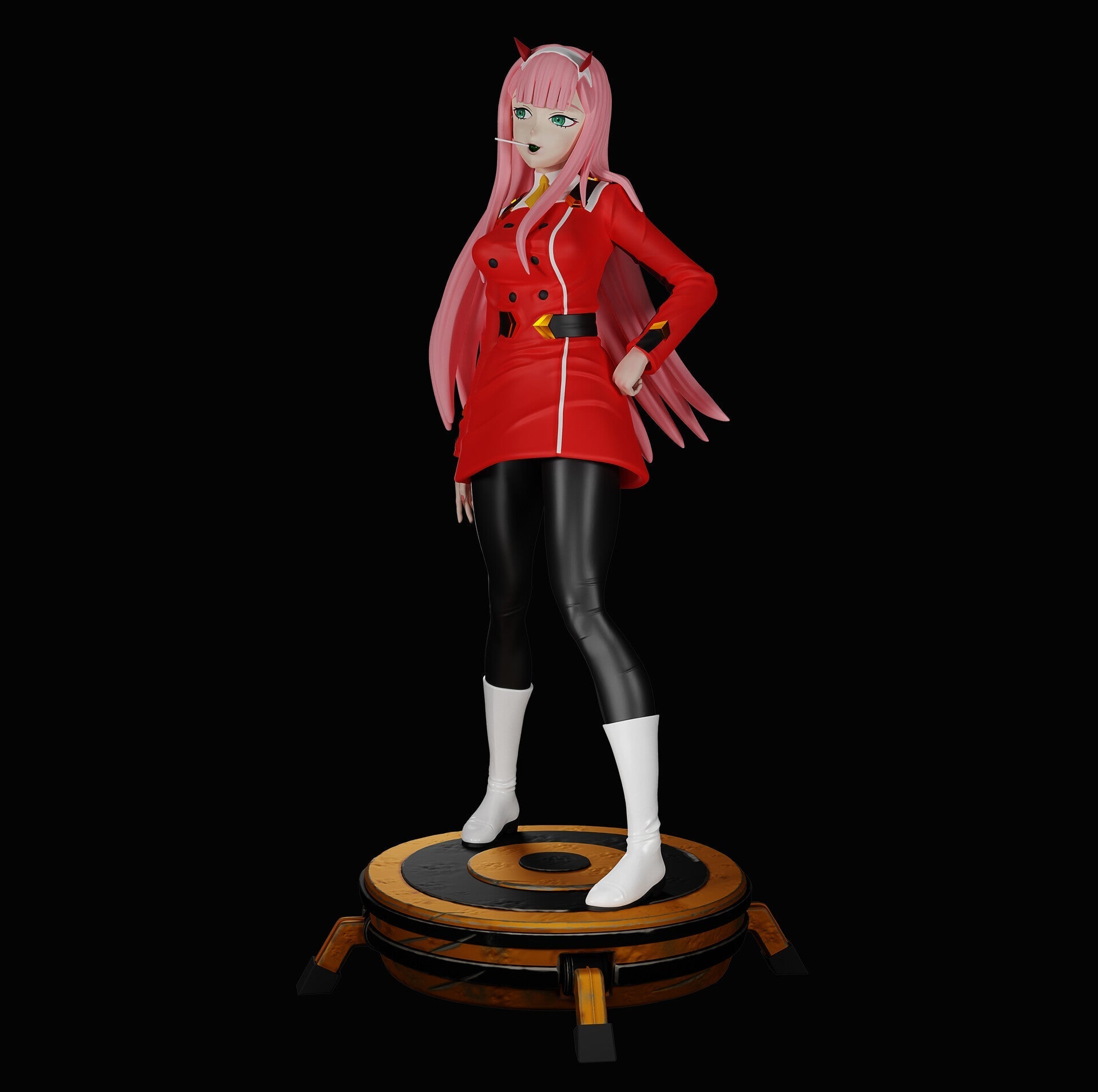 Zero Two Special Edition - DARLING in the FRANXX - STL 3D Print Files - 3D Printed Garage Kit ガレージキット Resin Model Scale Figure フィギュア