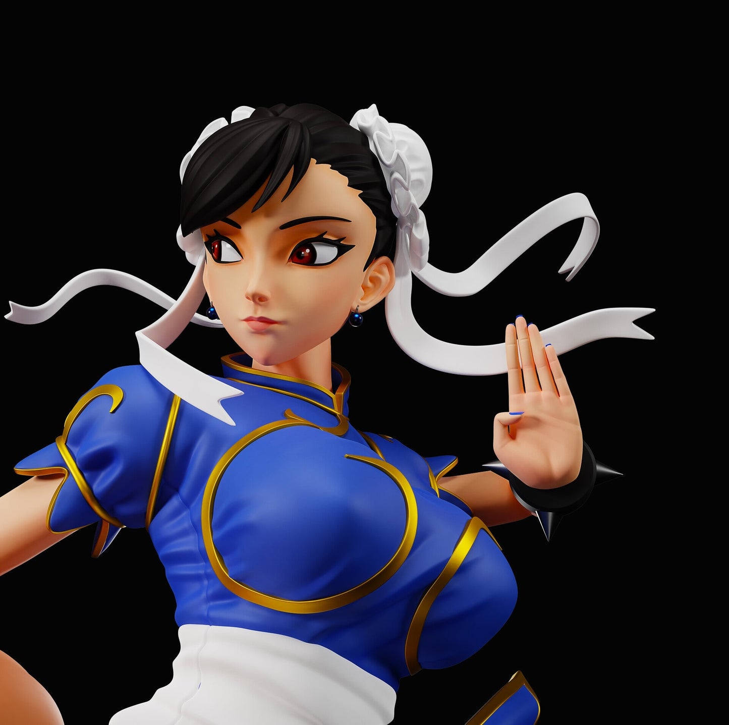 1432 Chun-Li Special Edition - Street Fighter - STL 3D Print Files - 3D Printed Garage Kit ガレージキット Resin Model Scale Figure フィギュア