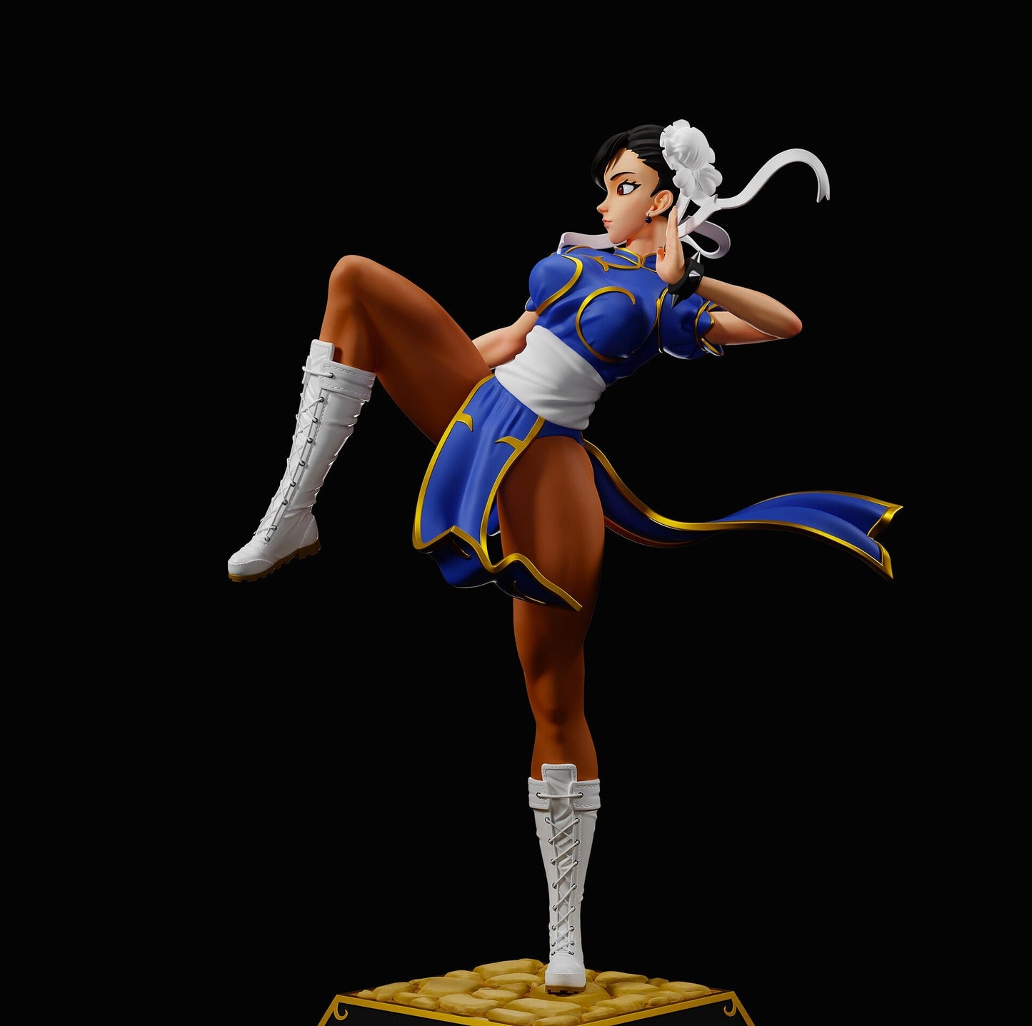 1432 Chun-Li Special Edition - Street Fighter - STL 3D Print Files - 3D Printed Garage Kit ガレージキット Resin Model Scale Figure フィギュア
