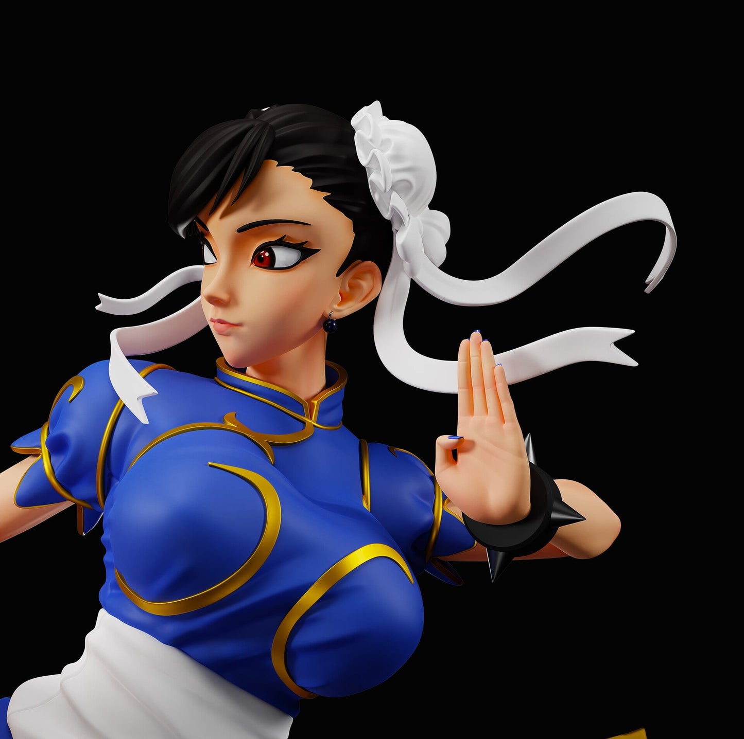 1432 Chun-Li Special Edition - Street Fighter - STL 3D Print Files - 3D Printed Garage Kit ガレージキット Resin Model Scale Figure フィギュア