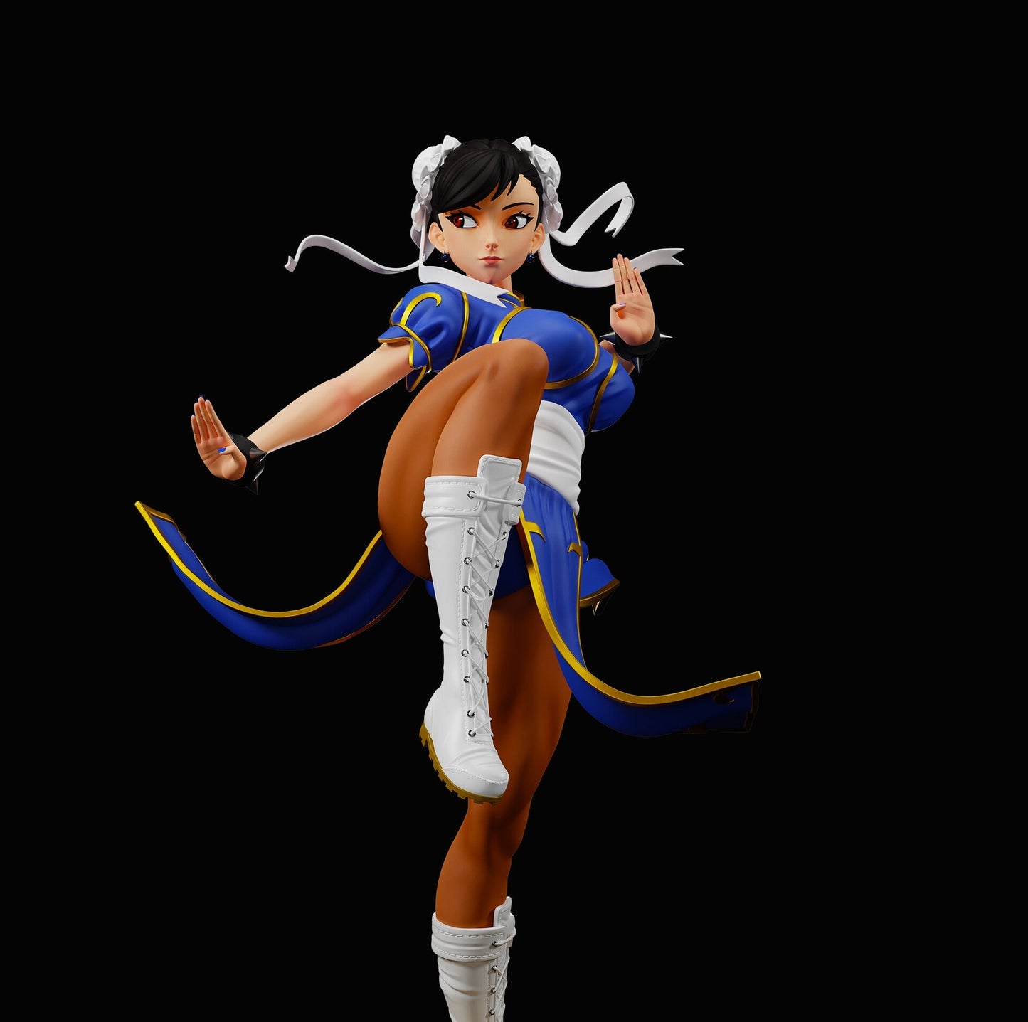 1432 Chun-Li Special Edition - Street Fighter - STL 3D Print Files - 3D Printed Garage Kit ガレージキット Resin Model Scale Figure フィギュア