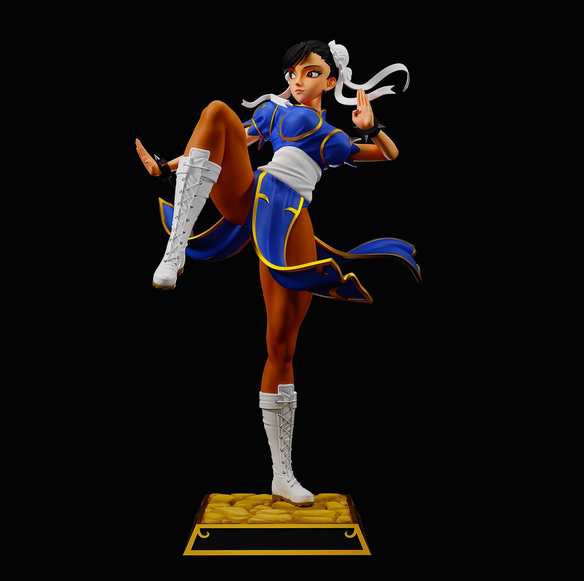 1432 Chun-Li Special Edition - Street Fighter - STL 3D Print Files - 3D Printed Garage Kit ガレージキット Resin Model Scale Figure フィギュア