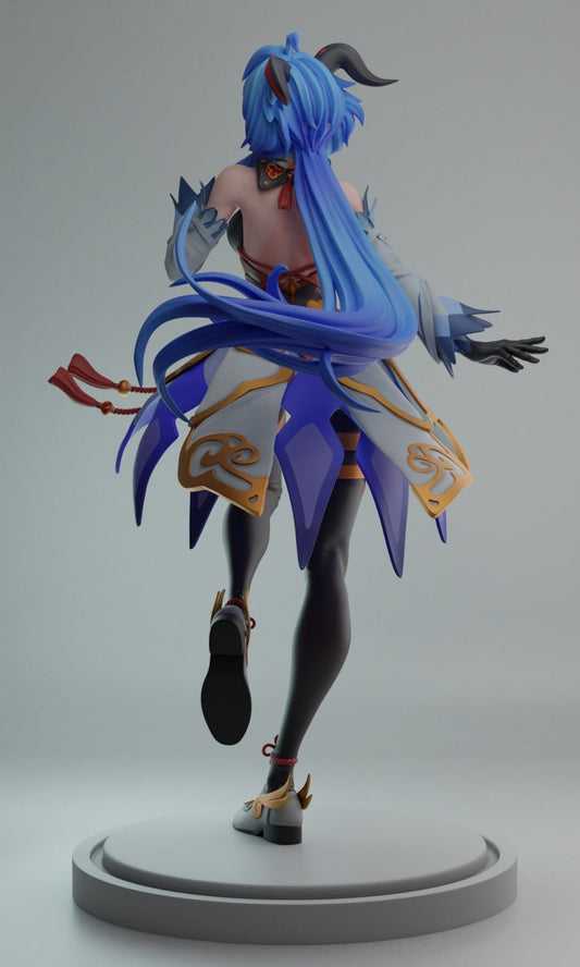 2212 Ganyu - Genshin Impact - STL 3D Print Files - 3D Printed Garage Kit ガレージキット Resin Model Scale Figure フィギュア