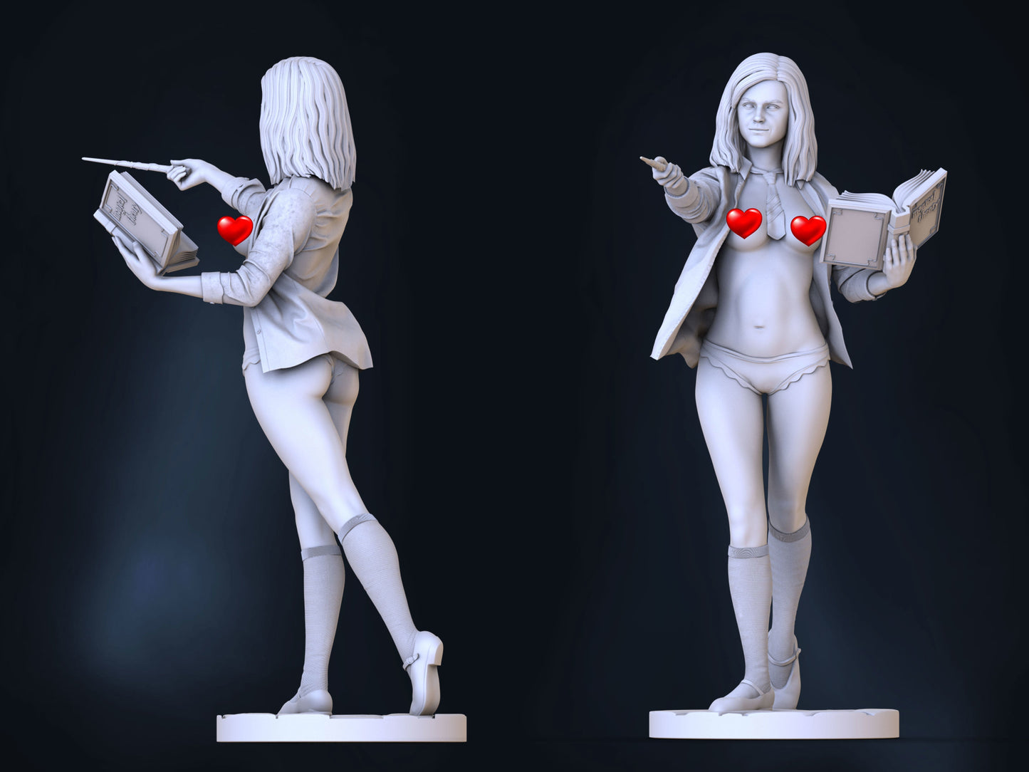 HERMIONE GRANGER Special Edition - Harry Potter - STL 3D Print Files - 3D Printed Garage Kit ガレージキット Resin Model Scale Figure フィギュア