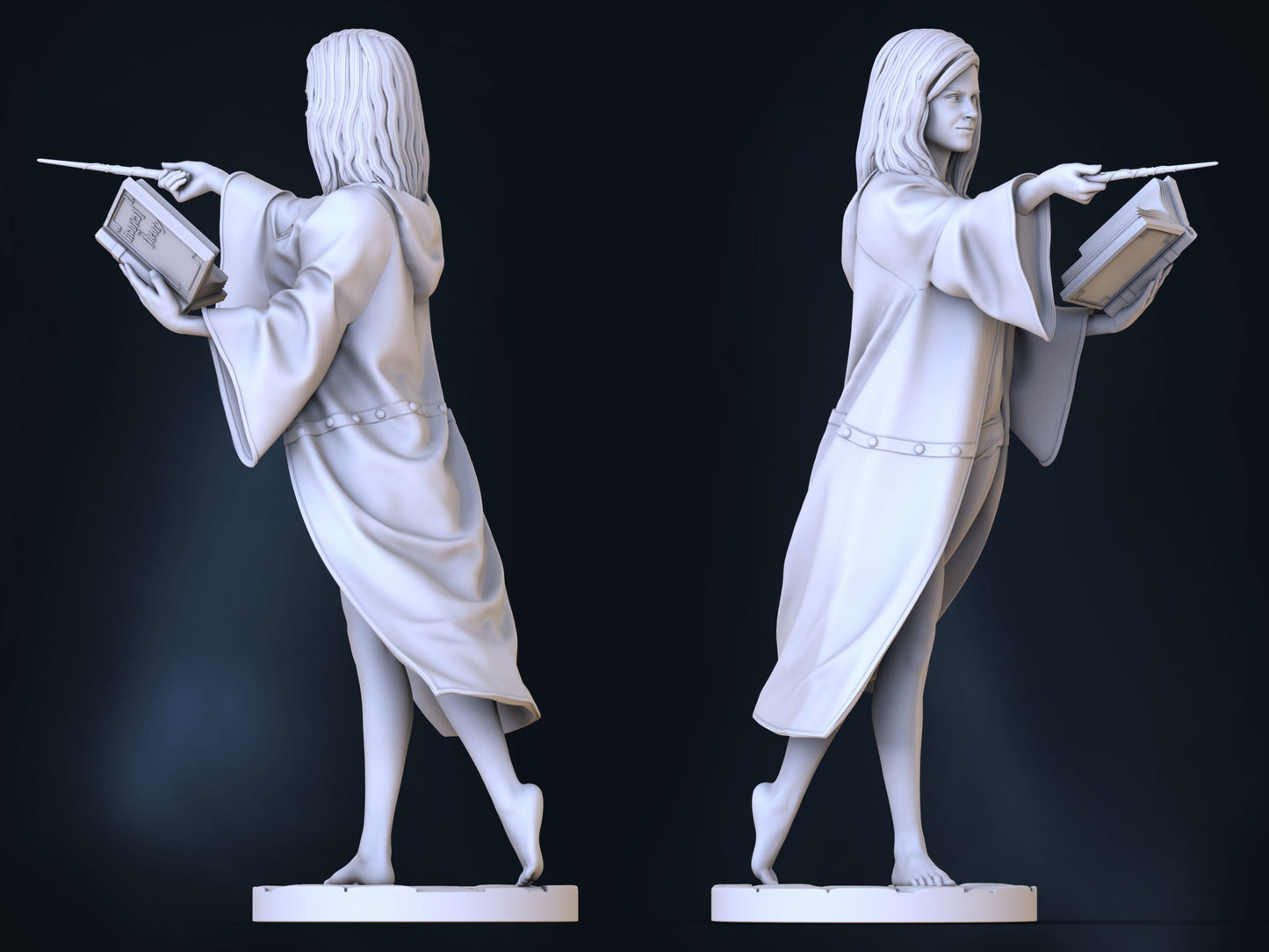 HERMIONE GRANGER Special Edition - Harry Potter - STL 3D Print Files - 3D Printed Garage Kit ガレージキット Resin Model Scale Figure フィギュア
