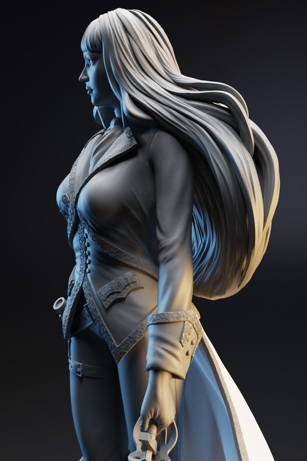 Horatia - British Naval Commander - STL 3D Print Files - 3D Printed Garage Kit ガレージキット Resin Model Scale Figure フィギュア