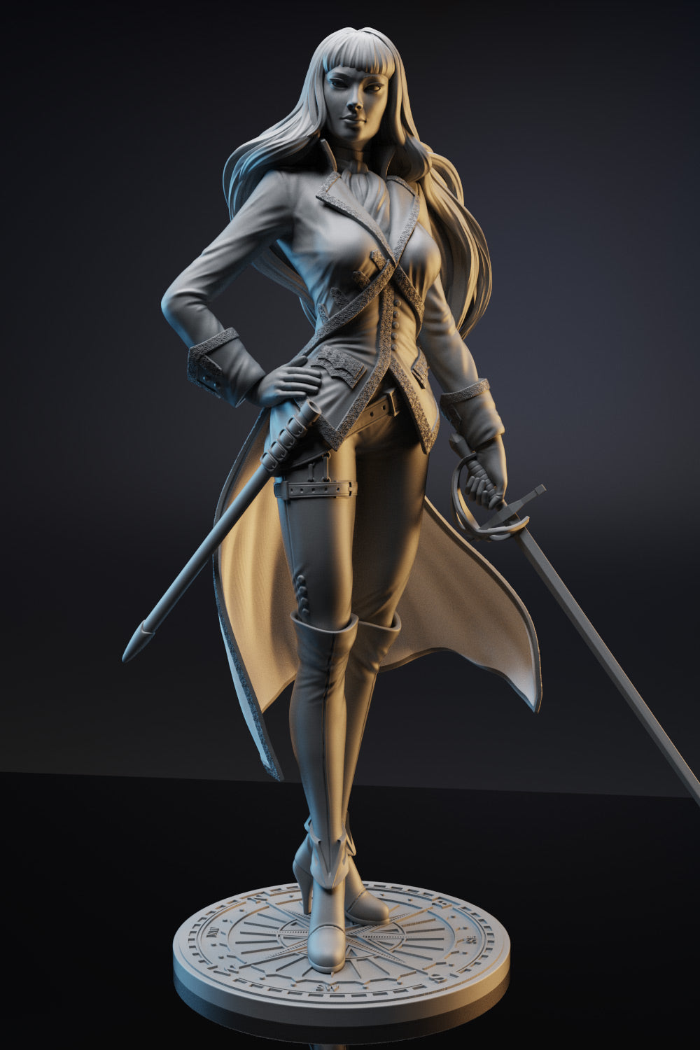 Horatia - British Naval Commander - STL 3D Print Files - 3D Printed Garage Kit ガレージキット Resin Model Scale Figure フィギュア