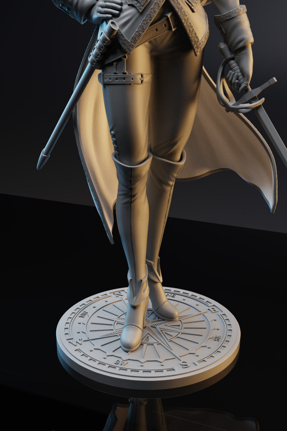 Horatia - British Naval Commander - STL 3D Print Files - 3D Printed Garage Kit ガレージキット Resin Model Scale Figure フィギュア