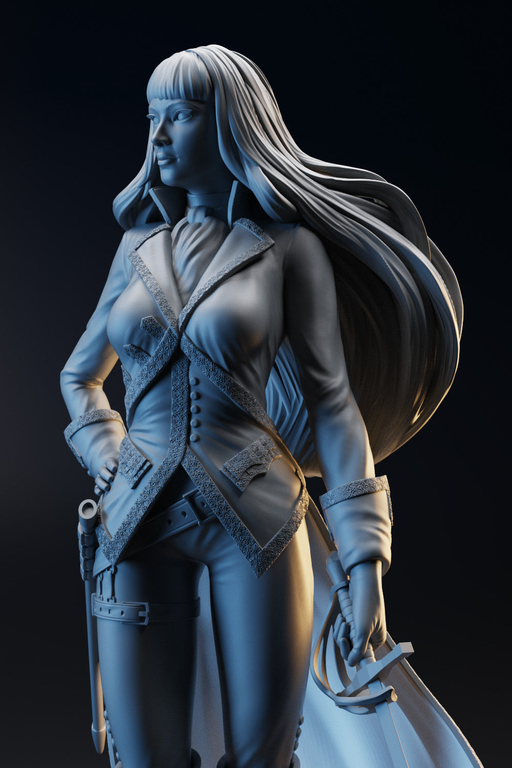 Horatia - British Naval Commander - STL 3D Print Files - 3D Printed Garage Kit ガレージキット Resin Model Scale Figure フィギュア