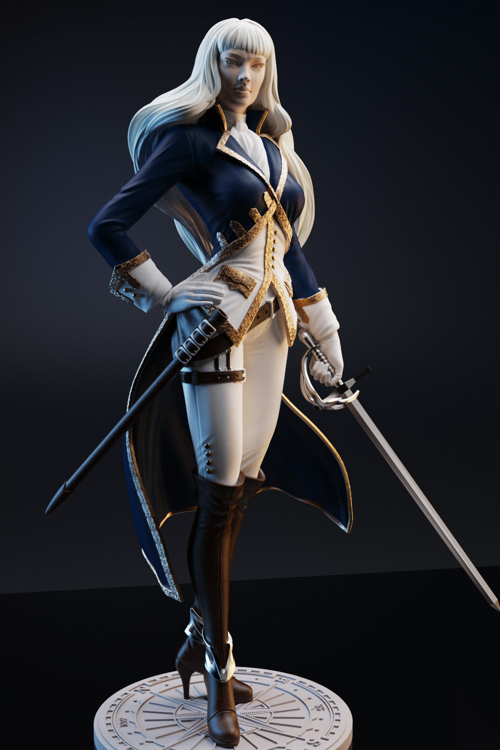 Horatia - British Naval Commander - STL 3D Print Files - 3D Printed Garage Kit ガレージキット Resin Model Scale Figure フィギュア