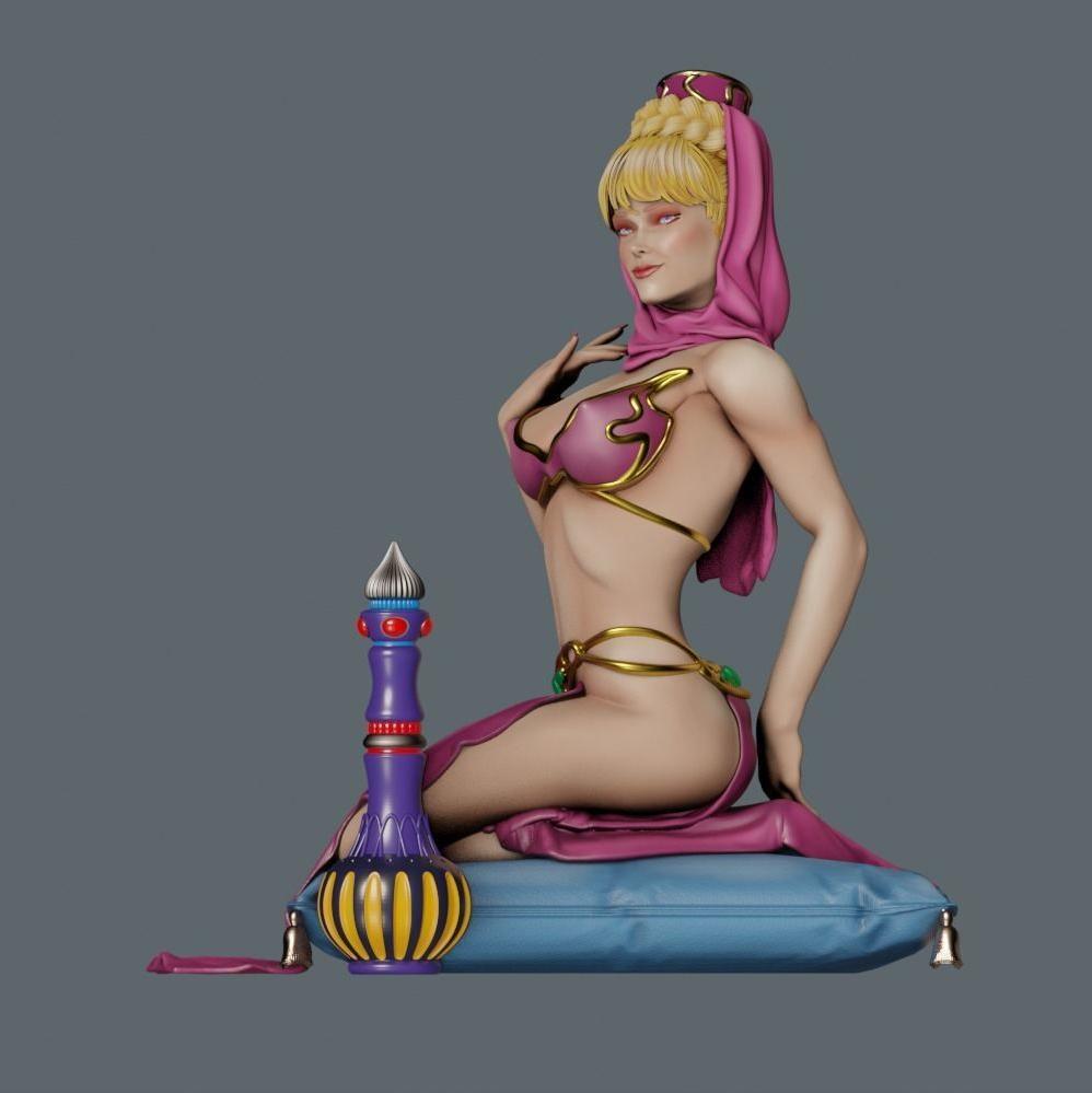 I Dream of Jeannie Special Edition - STL 3D Print Files - 3D Printed Garage Kit ガレージキット Resin Model Scale Figure フィギュア
