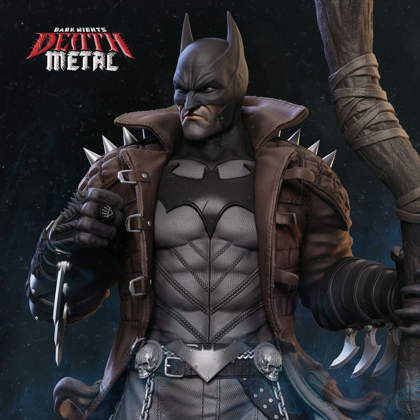 BATMAN - LORD OF DEATH - STL 3D Print Files - 3D Printed Garage Kit ガレージキット Resin Model Scale Figure フィギュア