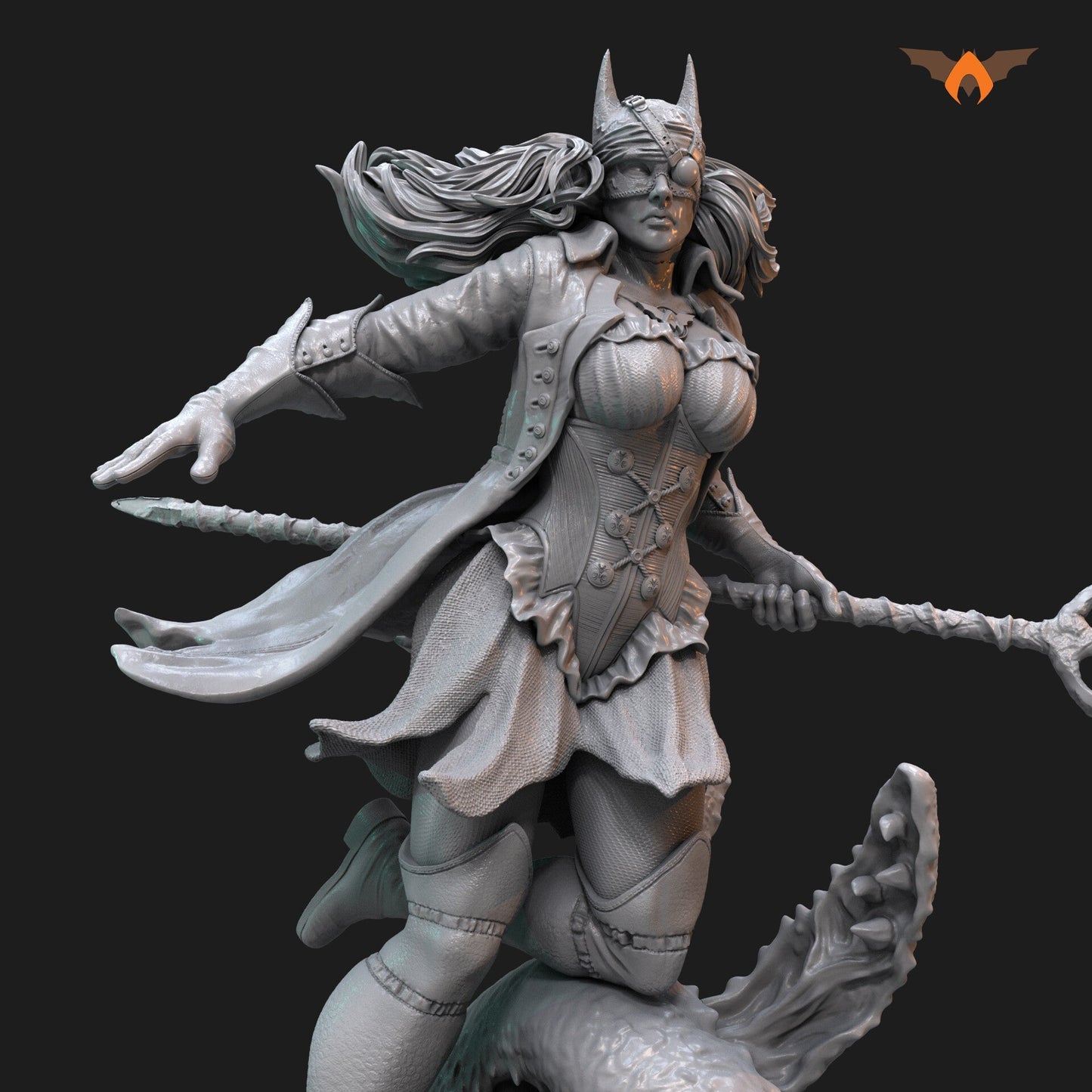 Batwoman - Drowned - Bryce Wayne - STL 3D Print Files - 3D Printed Garage Kit ガレージキット Resin Model Scale Figure フィギュア