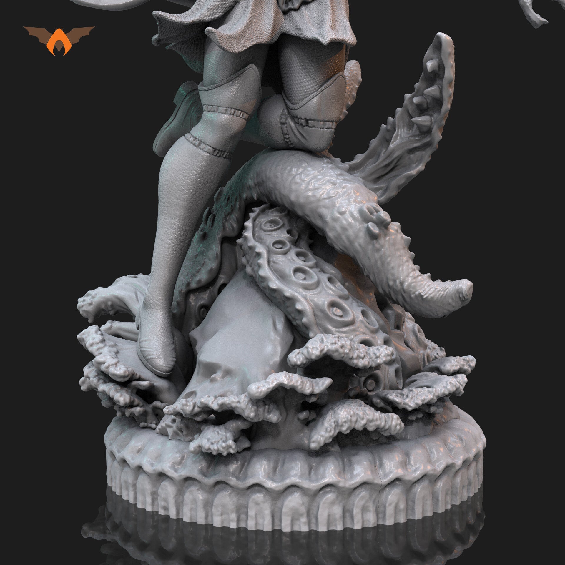 Batwoman - Drowned - Bryce Wayne - STL 3D Print Files - 3D Printed Garage Kit ガレージキット Resin Model Scale Figure フィギュア