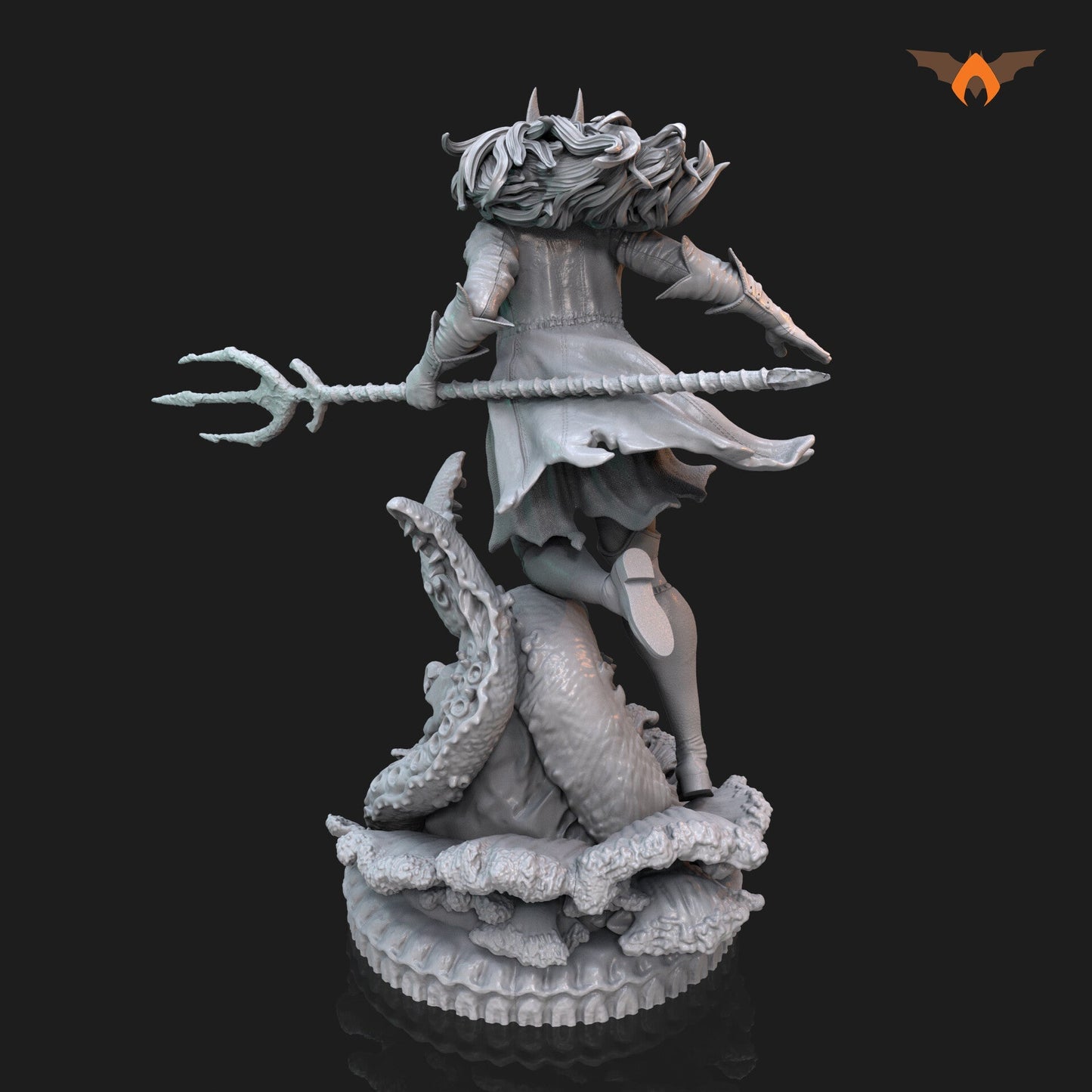 Batwoman - Drowned - Bryce Wayne - STL 3D Print Files - 3D Printed Garage Kit ガレージキット Resin Model Scale Figure フィギュア