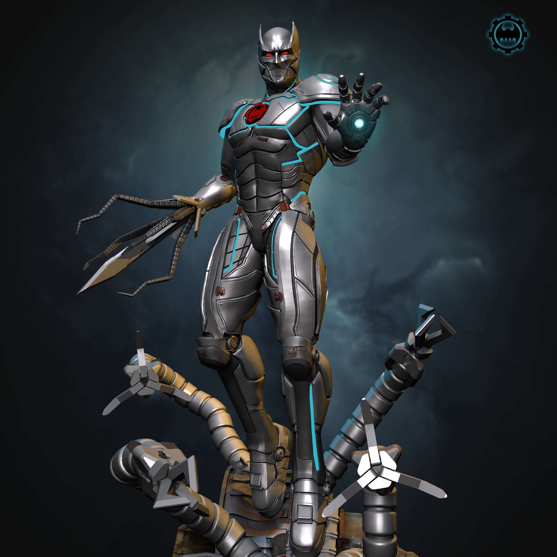 Murder Machine - Batman - STL 3D Print Files - 3D Printed Garage Kit ガレージキット Resin Model Scale Figure フィギュア