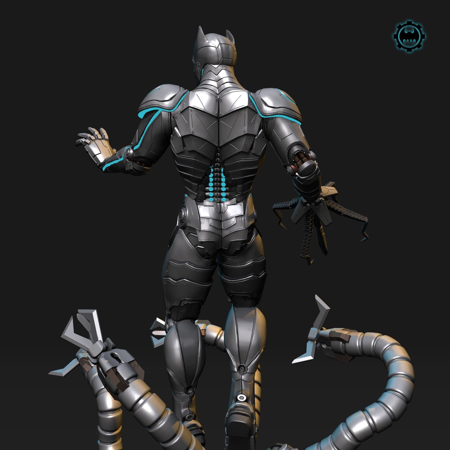 Murder Machine - Batman - STL 3D Print Files - 3D Printed Garage Kit ガレージキット Resin Model Scale Figure フィギュア