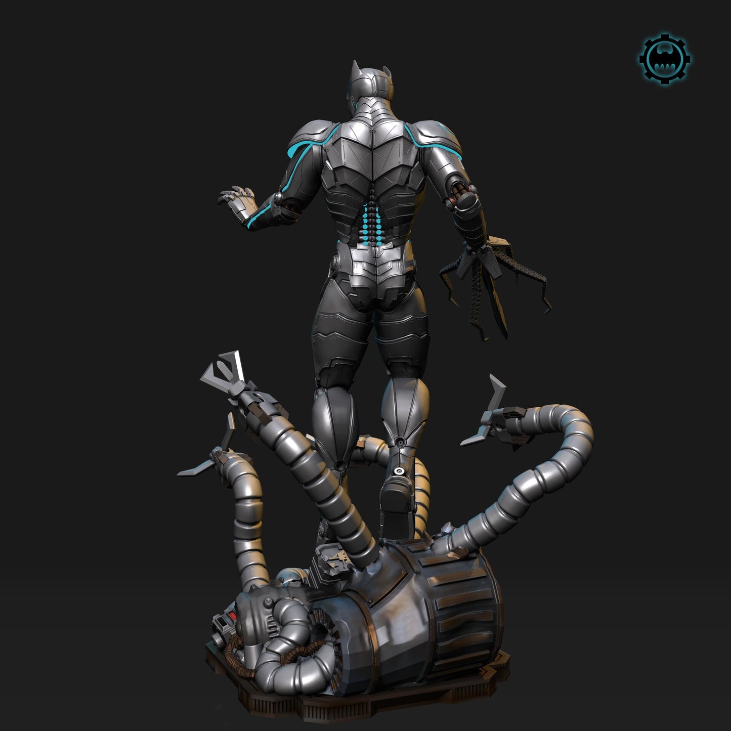 Murder Machine - Batman - STL 3D Print Files - 3D Printed Garage Kit ガレージキット Resin Model Scale Figure フィギュア