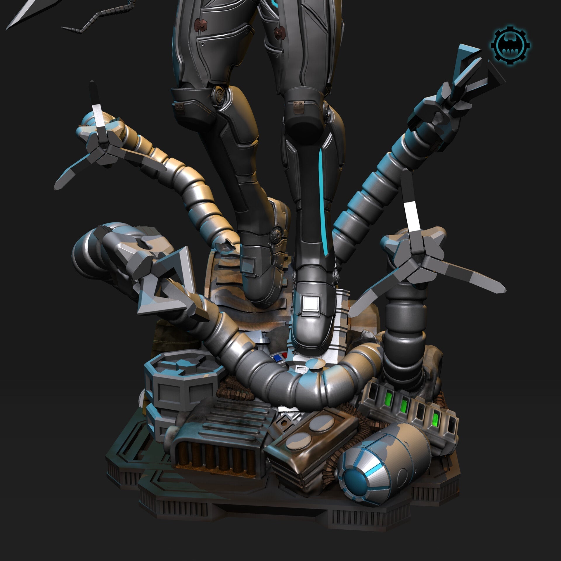 Murder Machine - Batman - STL 3D Print Files - 3D Printed Garage Kit ガレージキット Resin Model Scale Figure フィギュア