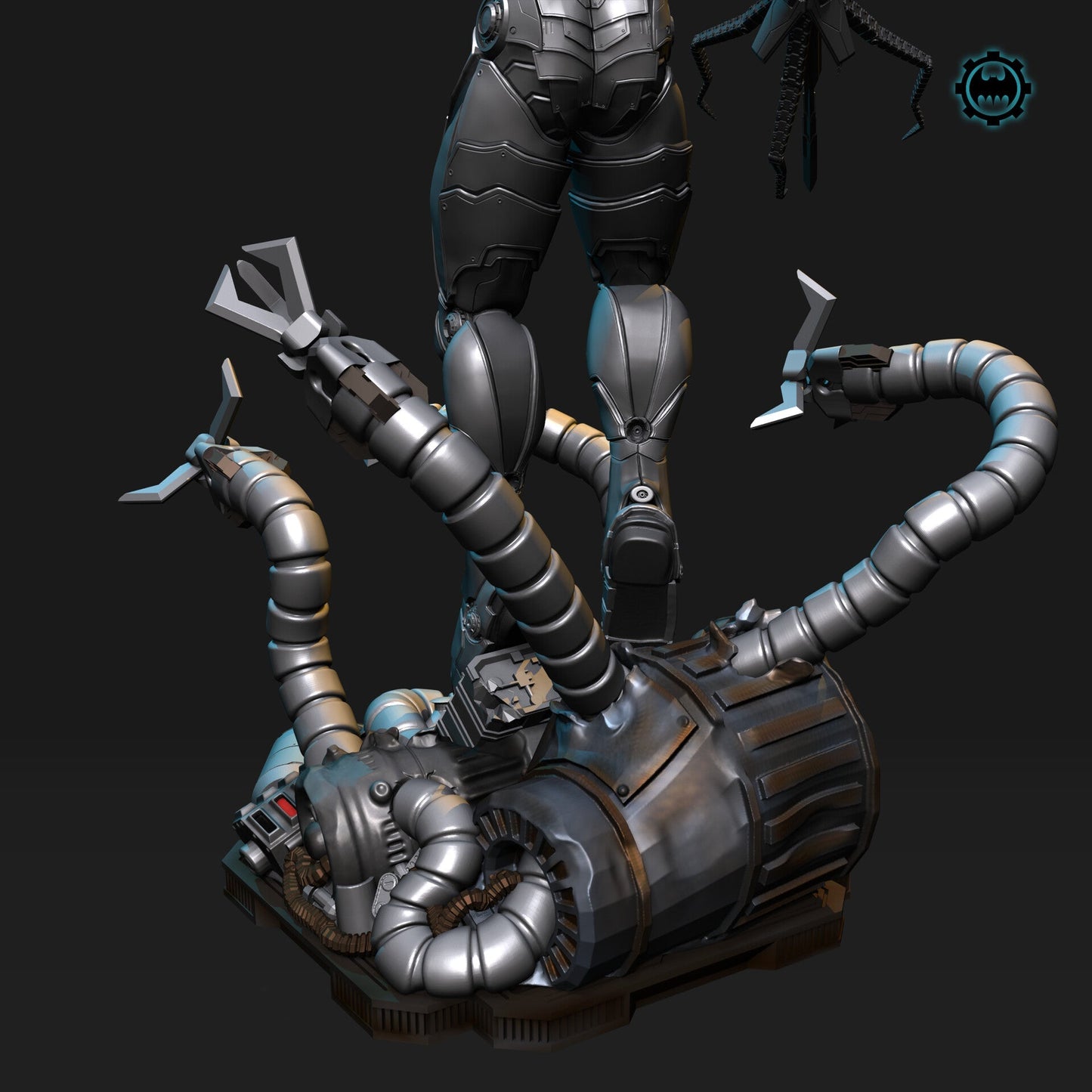 Murder Machine - Batman - STL 3D Print Files - 3D Printed Garage Kit ガレージキット Resin Model Scale Figure フィギュア