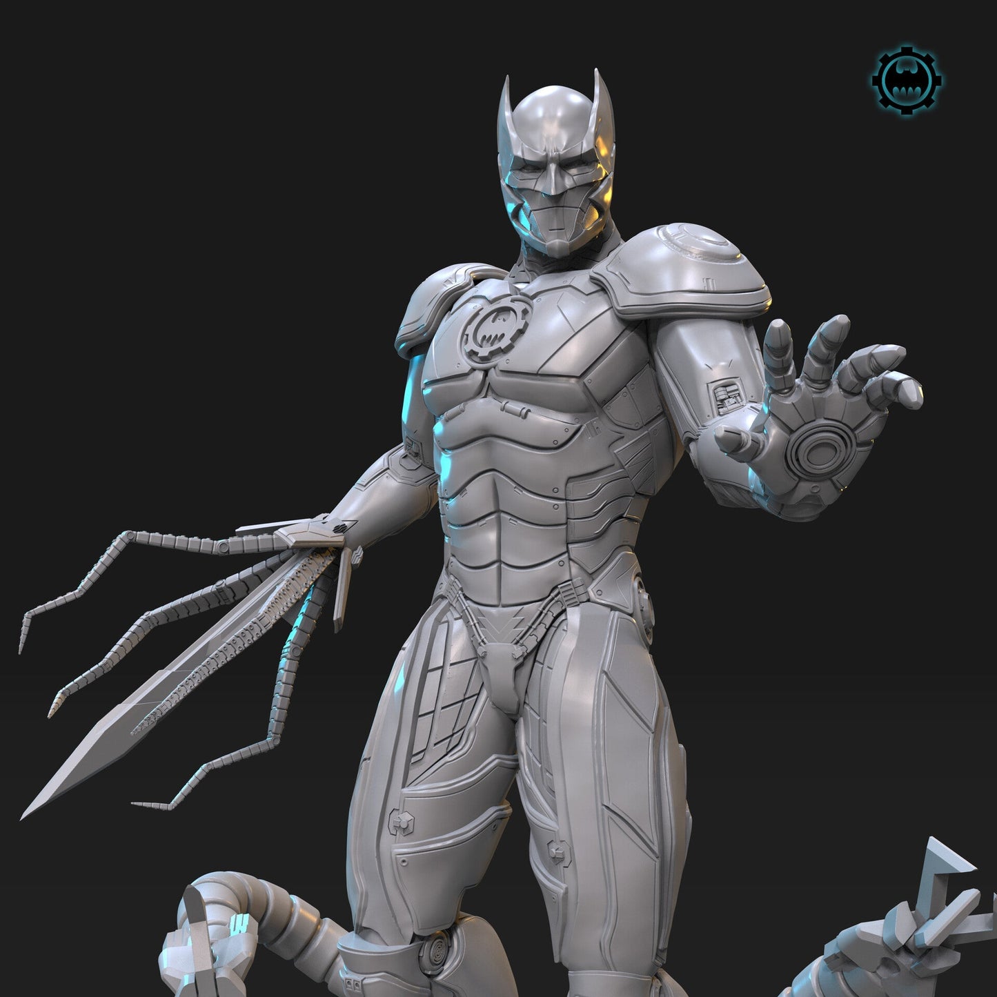 Murder Machine - Batman - STL 3D Print Files - 3D Printed Garage Kit ガレージキット Resin Model Scale Figure フィギュア